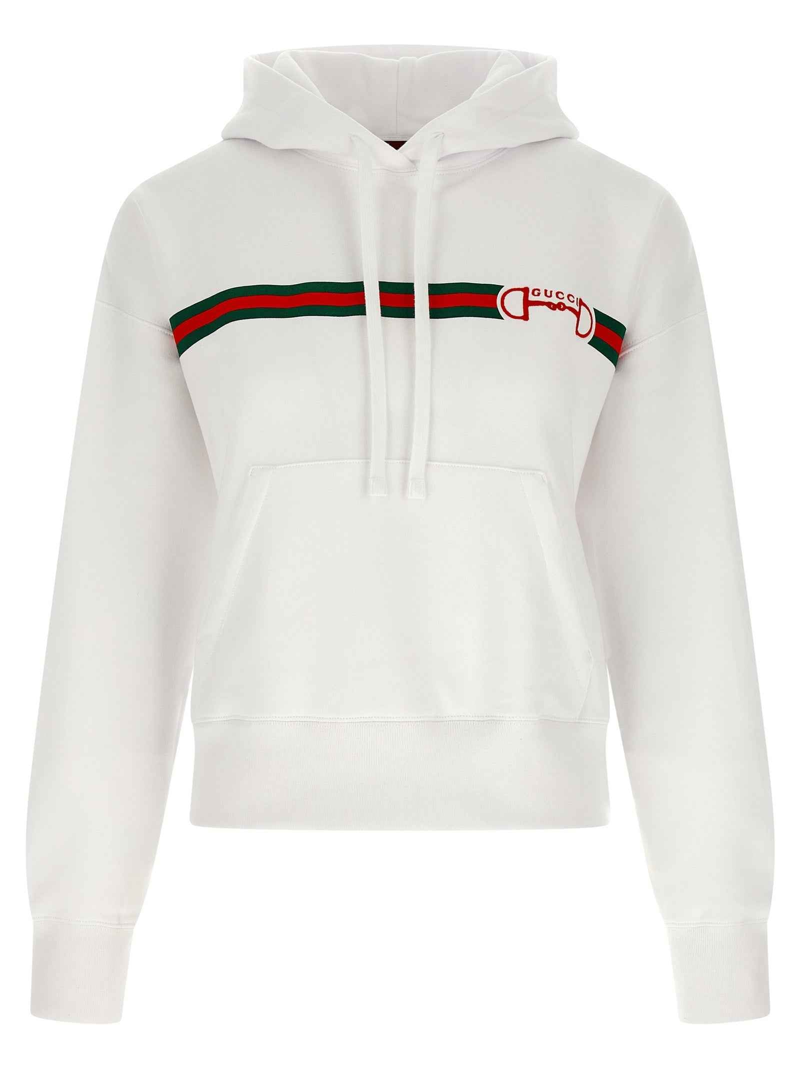 Gucci White Cotton Hoodie
