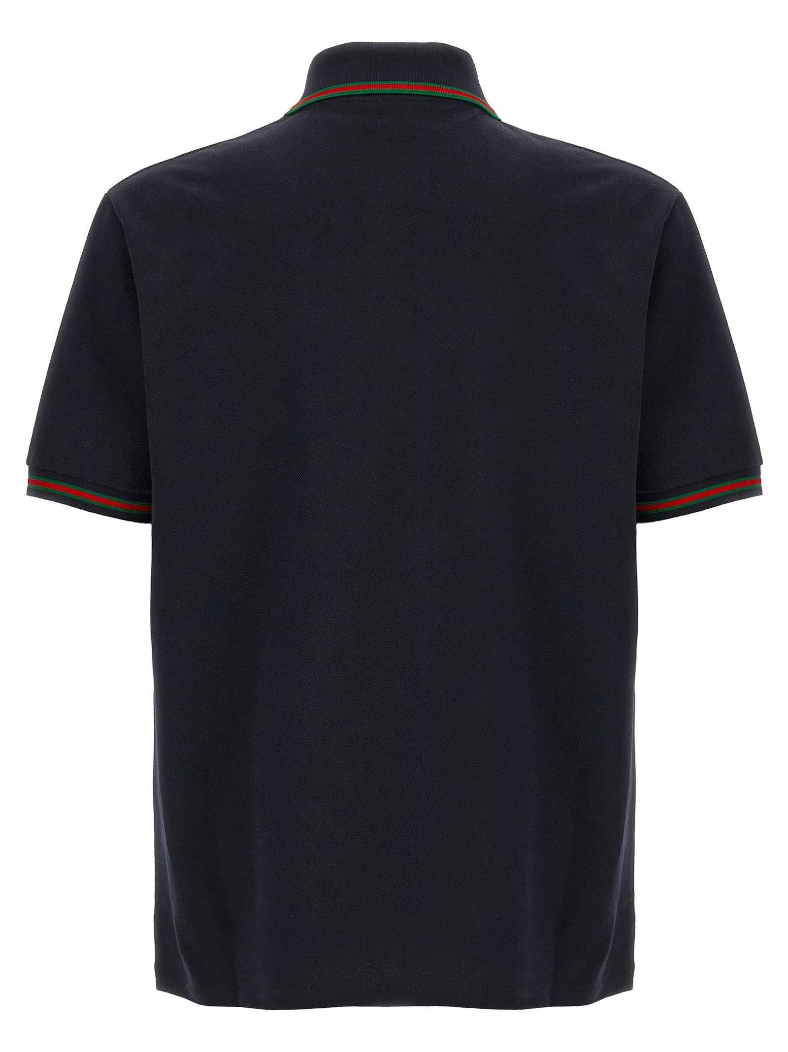 Gucci Blue Cotton Polo Shirt