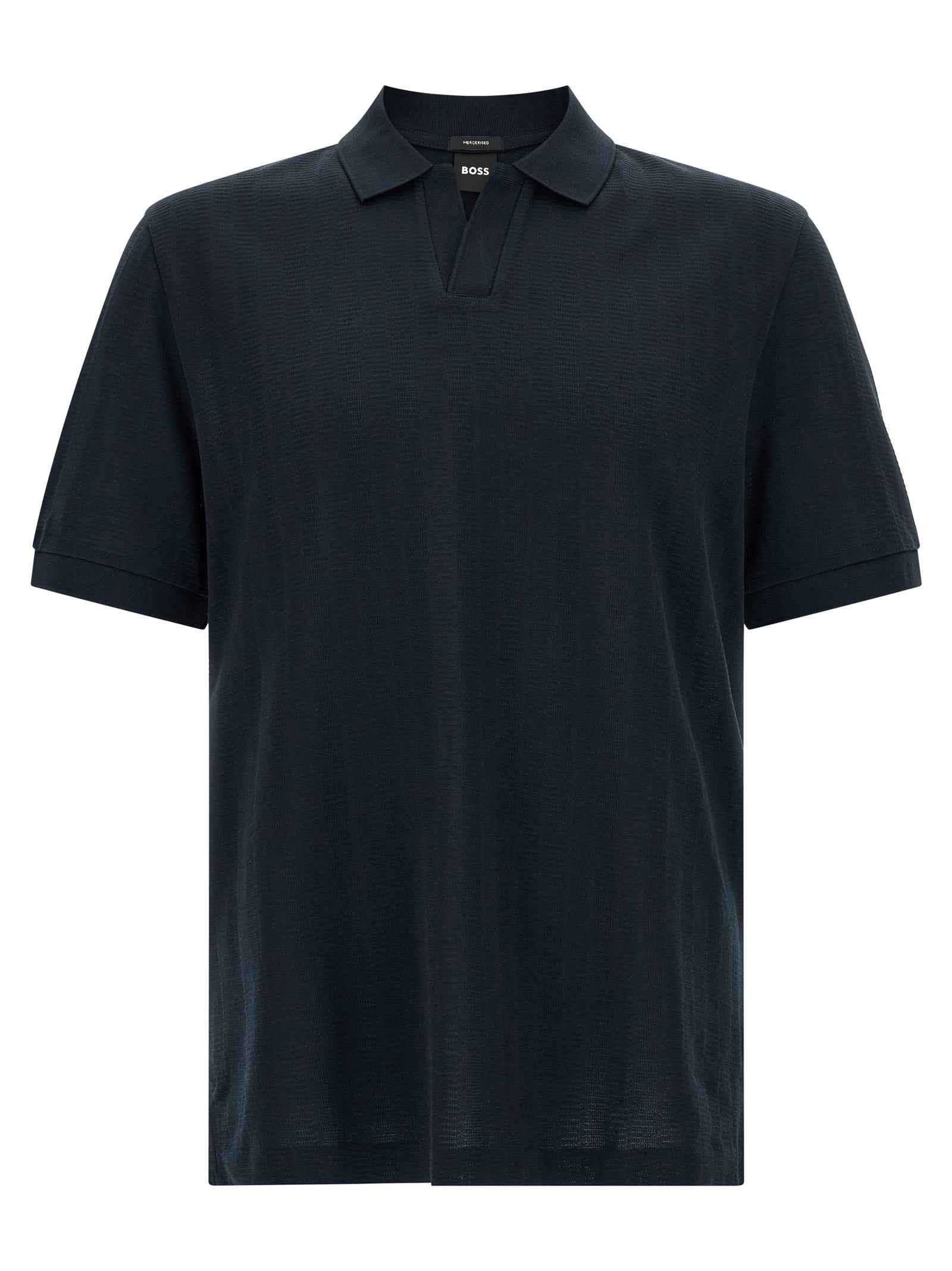 Hugo Boss Blue Cotton Polo Shirt