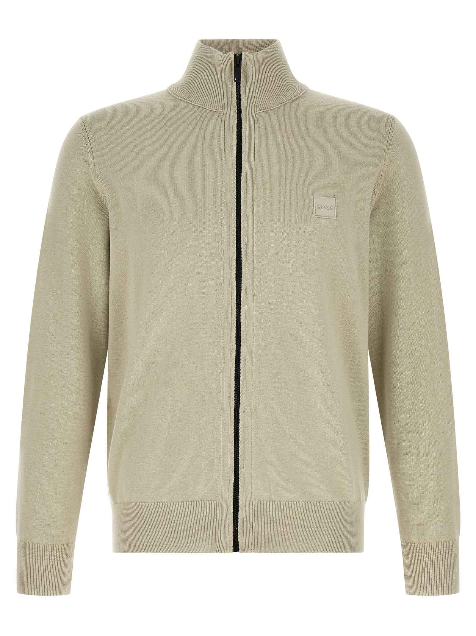Hugo Boss Beige Cotton Cardigan
