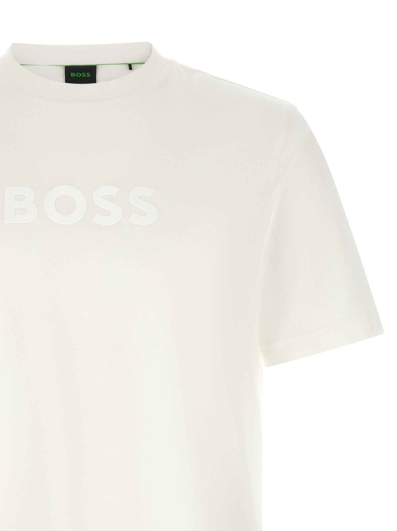 Hugo Boss White Cotton T-Shirt