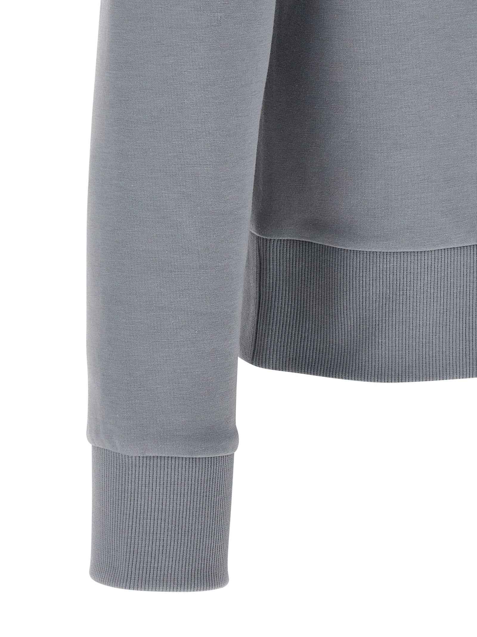 Hugo Boss Gray Cotton Sweatshirt