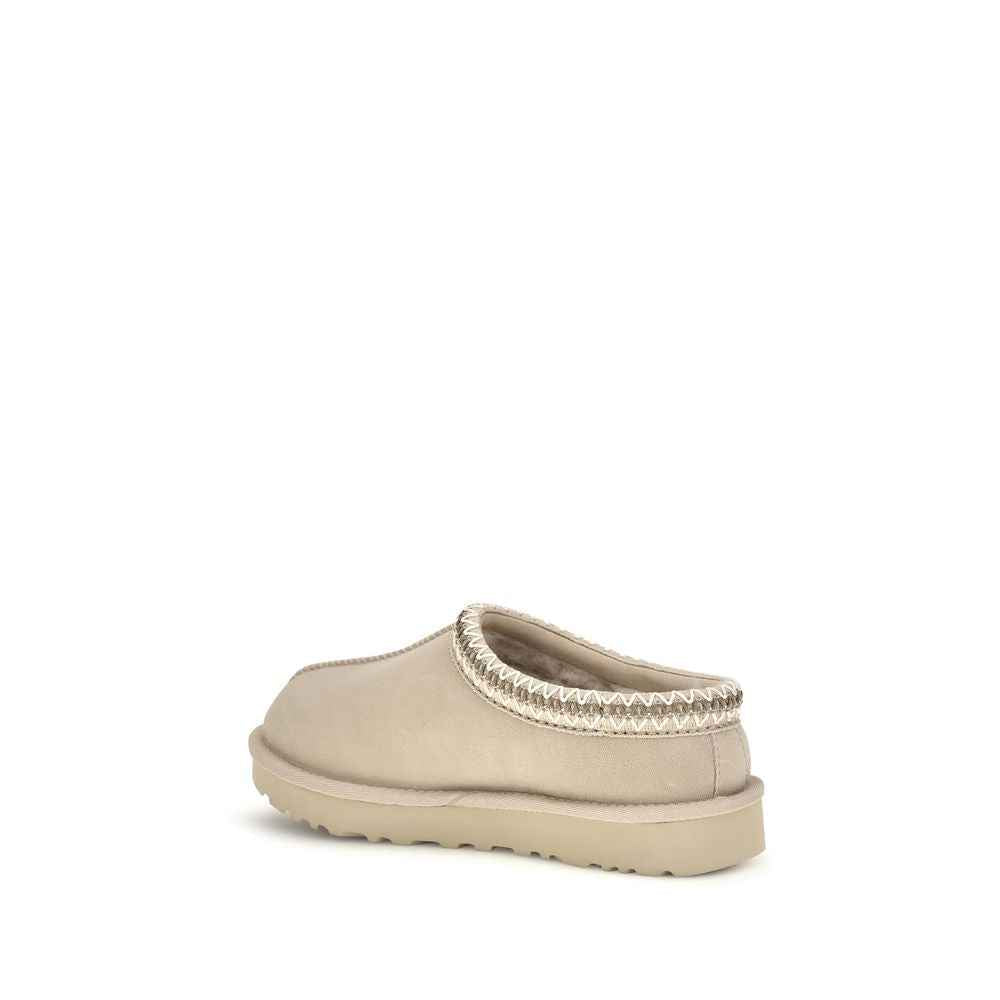 UGG Beige Leather Mules