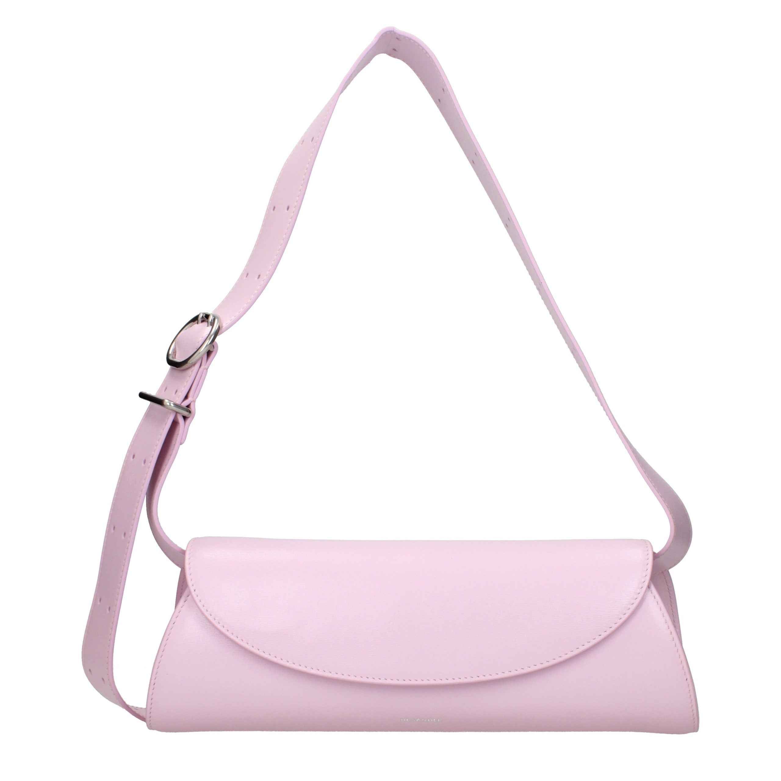 Jil Sander Pink Leather Crossbody Bag