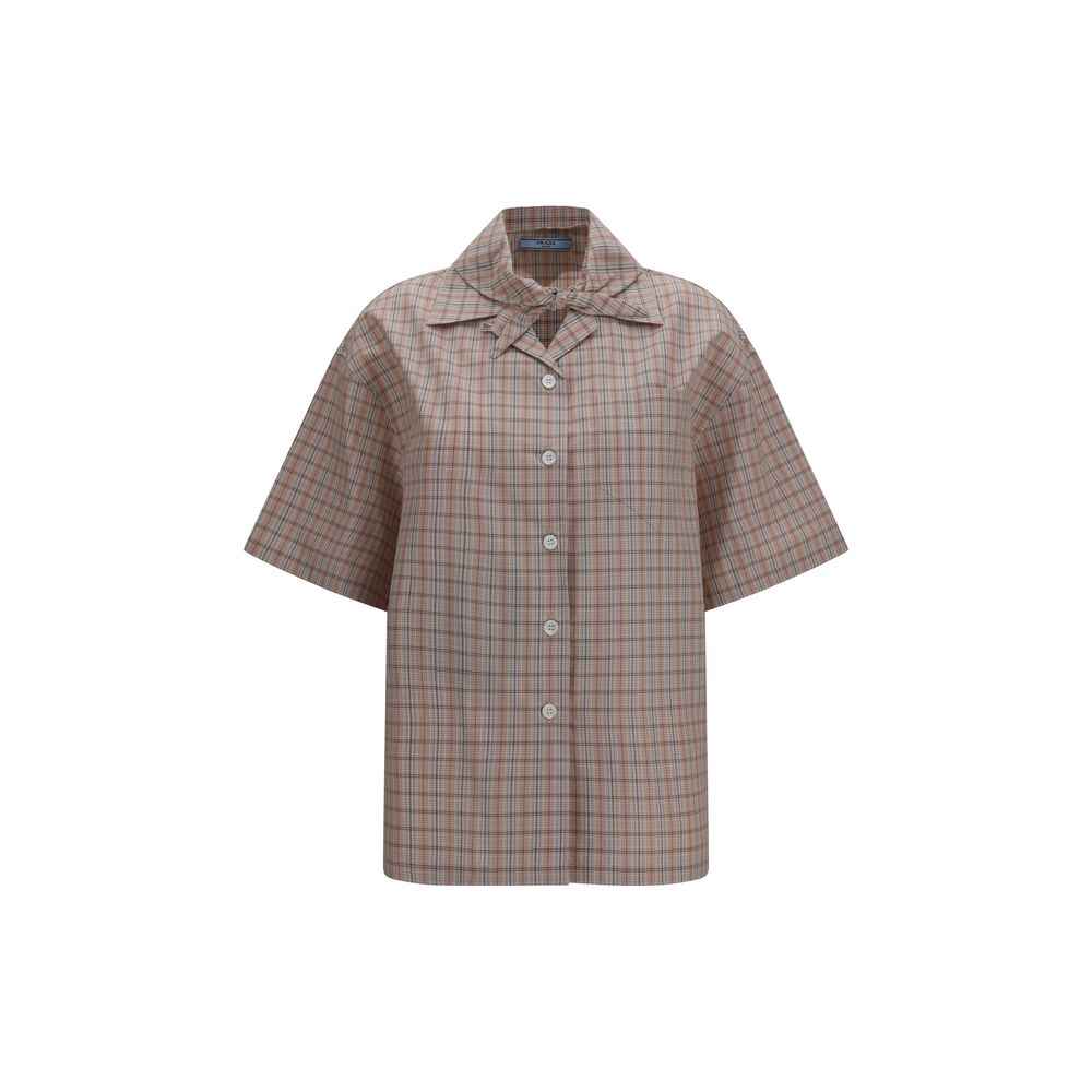 Prada Multicolor Cotton Shortsleeve Shirt