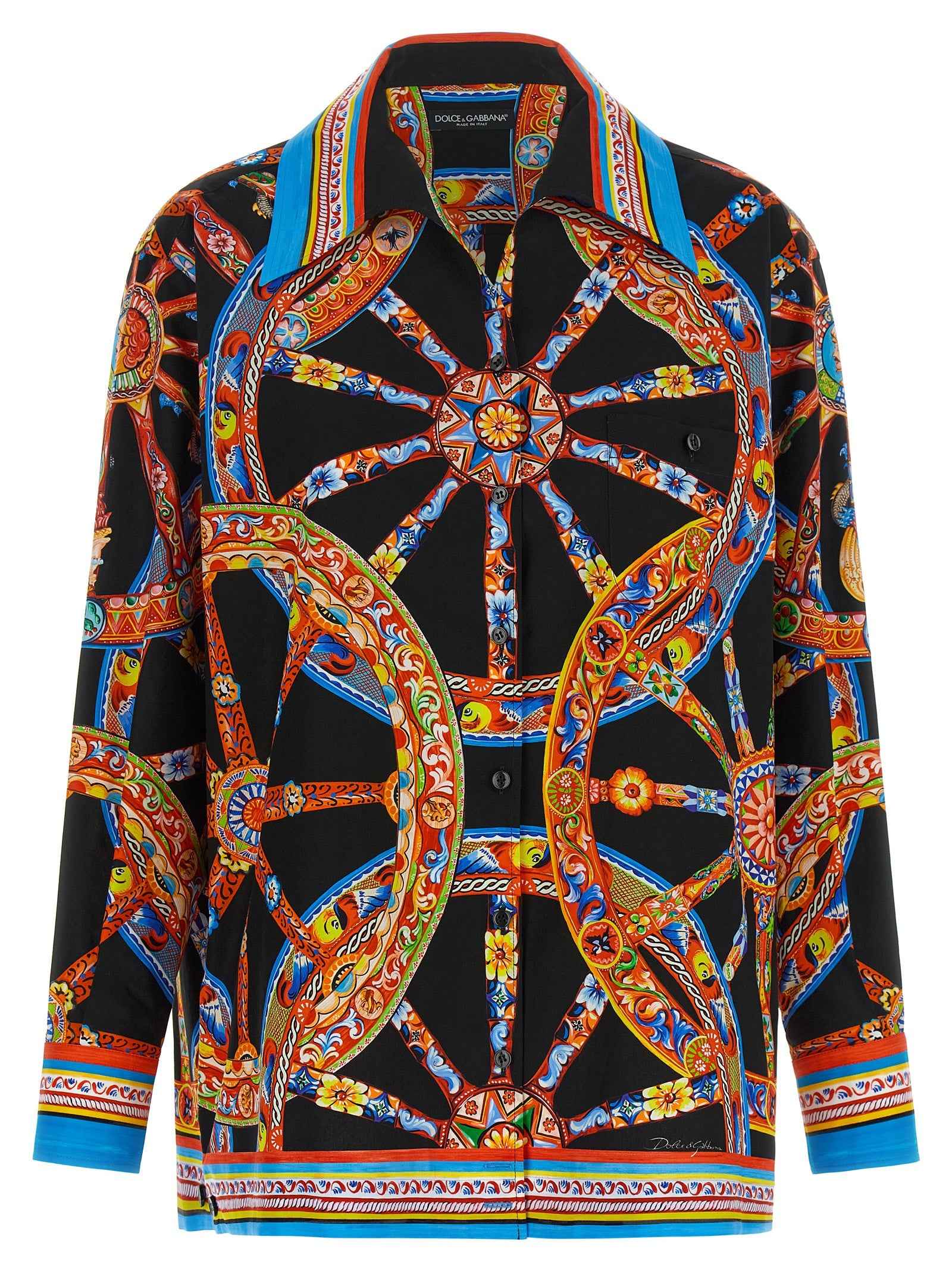 Dolce & Gabbana Multicolor Cotton Blouse