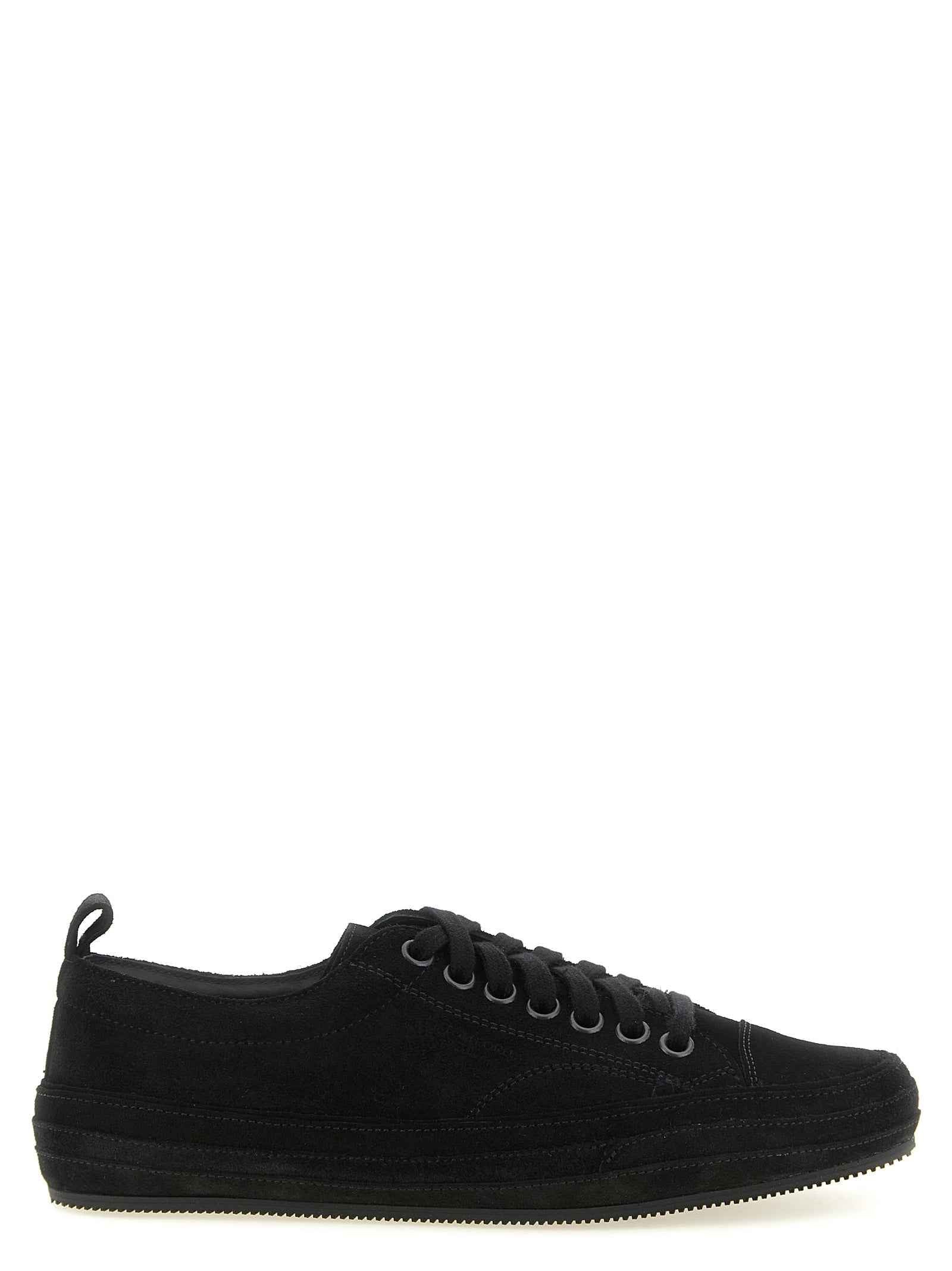 Tom Ford Black Leather Low Top Sneakers