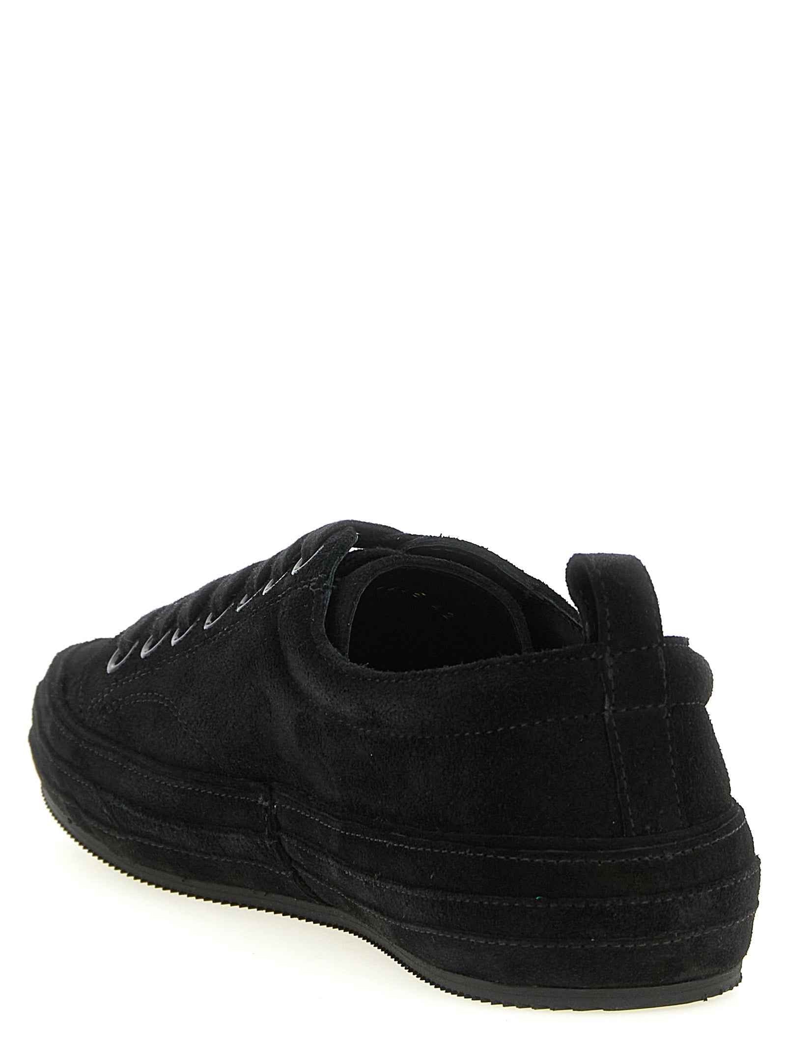 Tom Ford Black Leather Low Top Sneakers