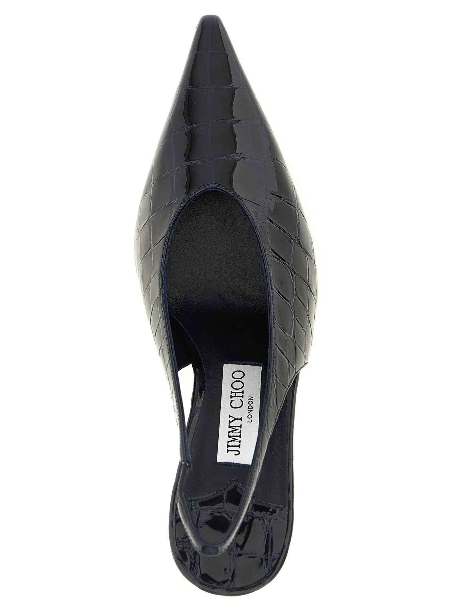 Jimmy Choo Blue Leather High Heel Pumps