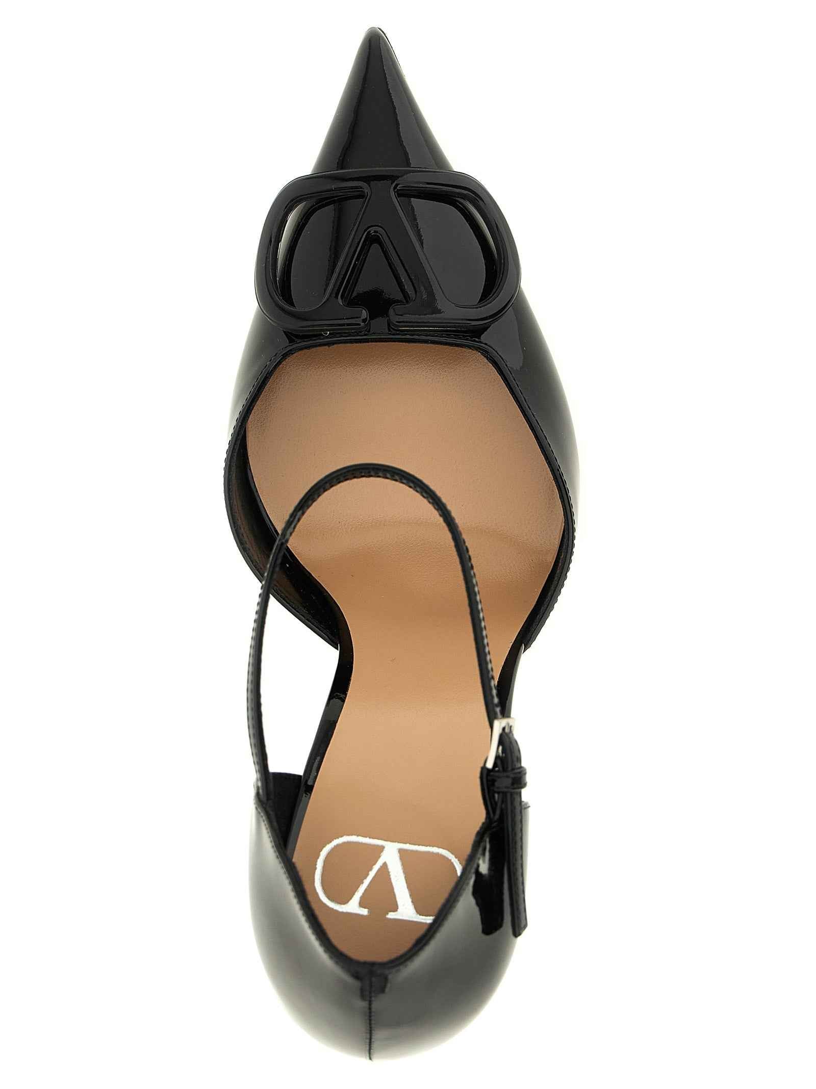 Valentino Garavani Black Calfskin High Heel Pumps