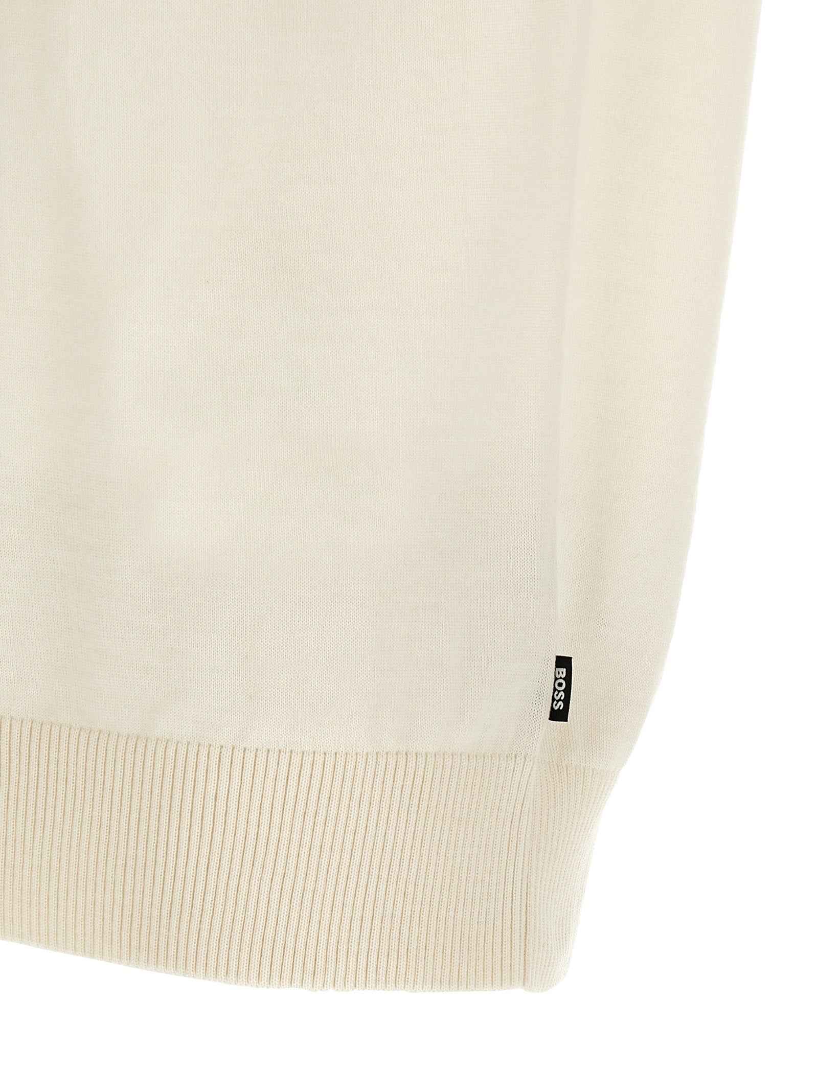 Hugo Boss White Virgin Wool T-Shirt