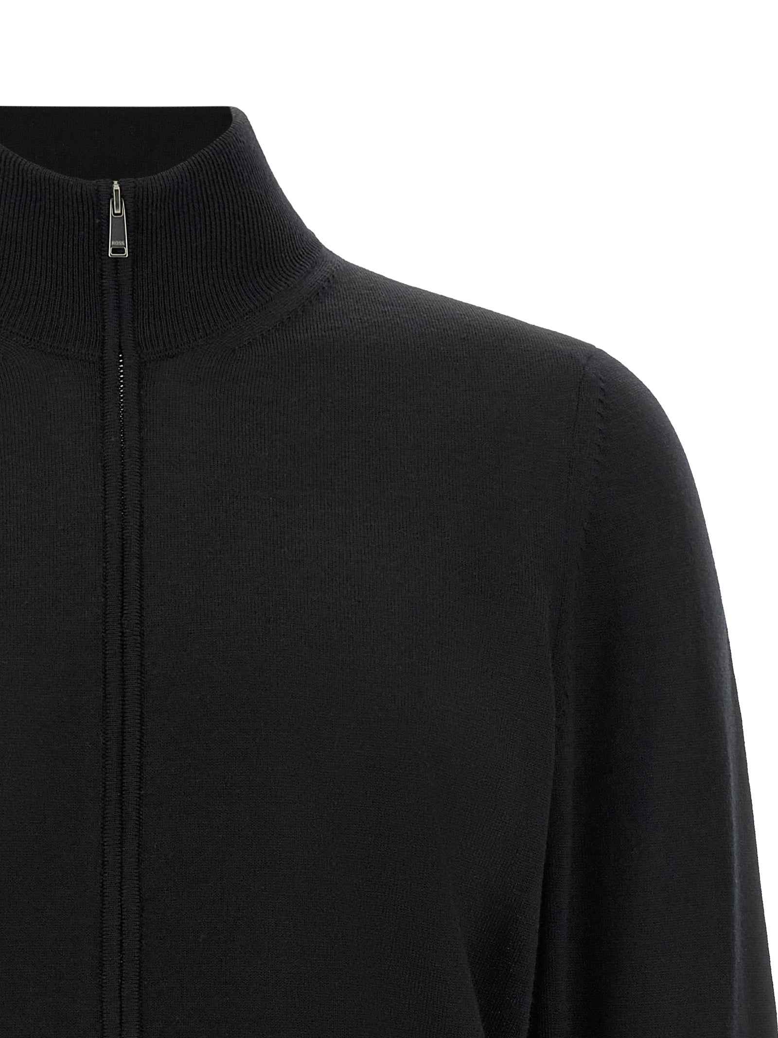 Hugo Boss Black Virgin Wool Cardigan