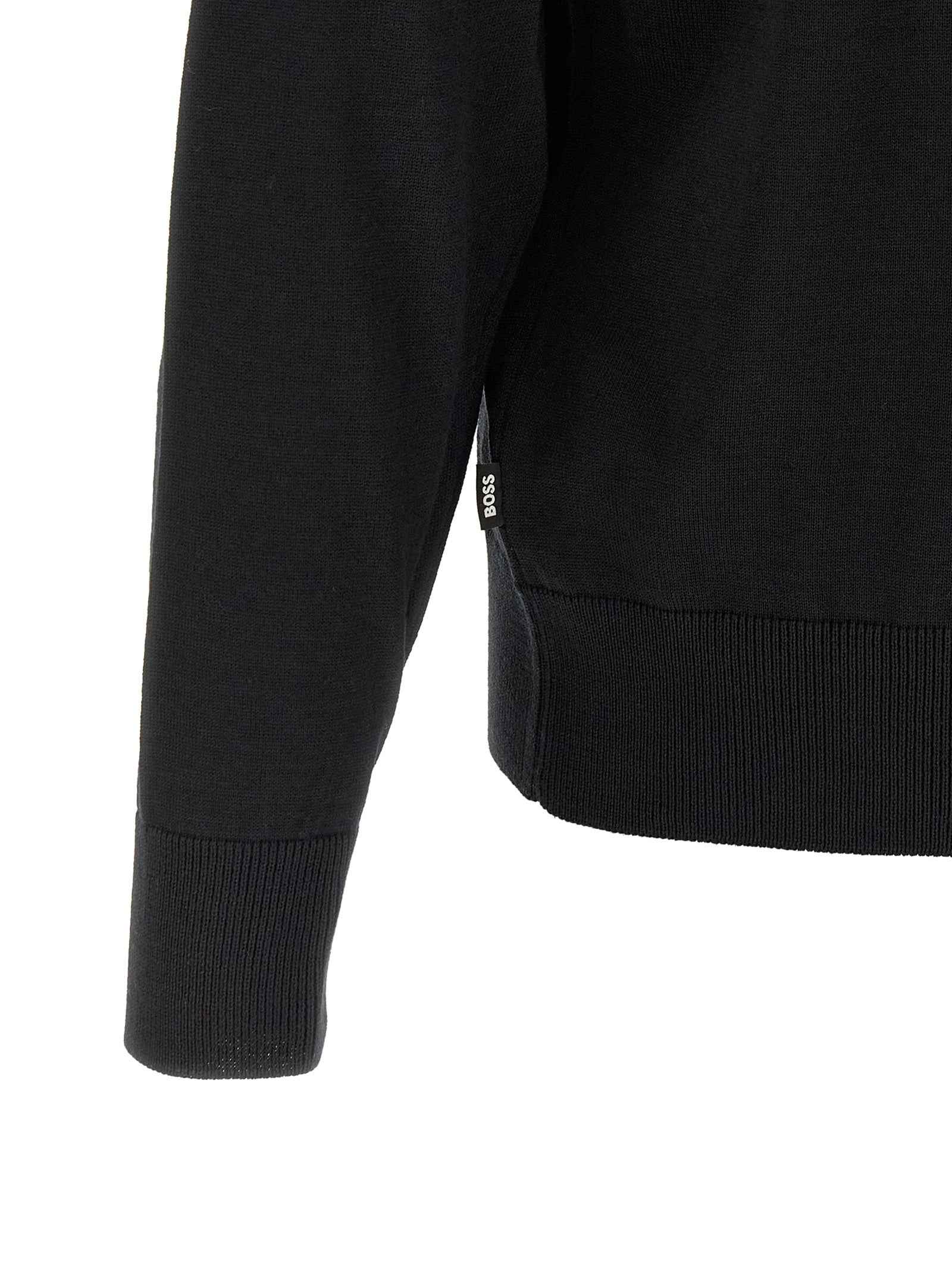 Hugo Boss Black Virgin Wool Cardigan