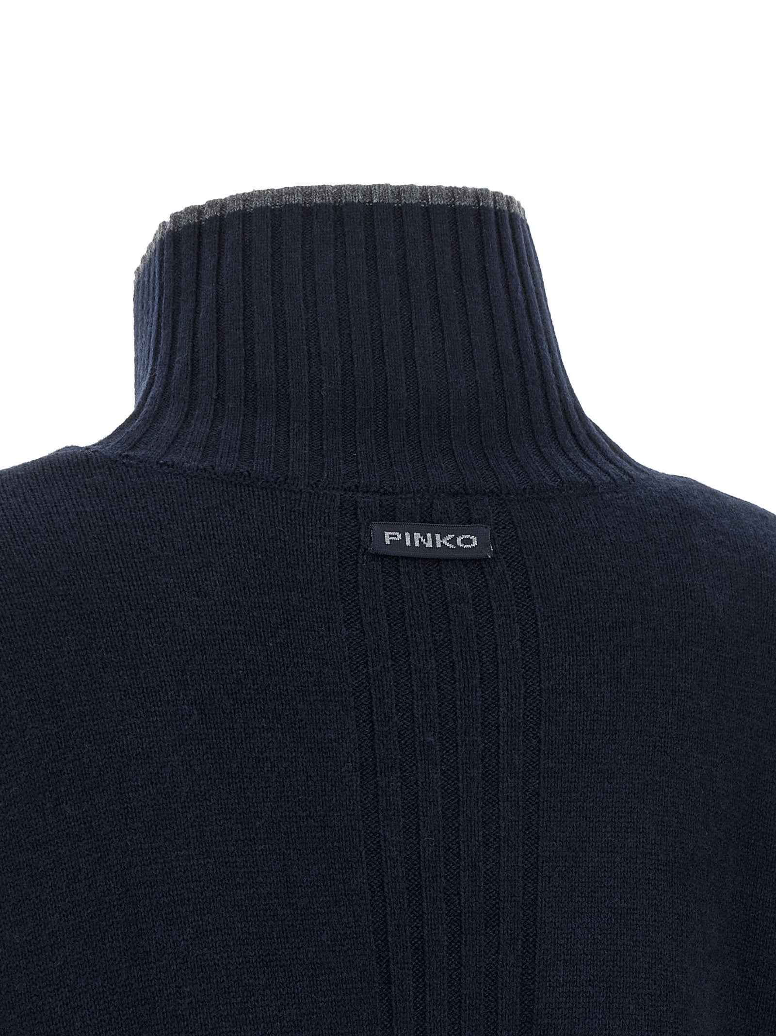 PINKO Blue Wool Cardigan