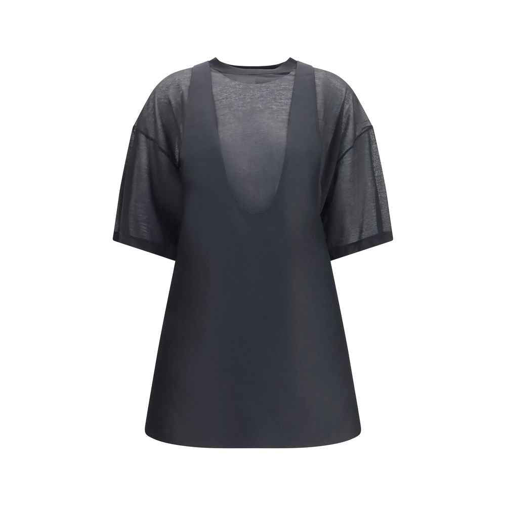 Balenciaga Black Wool Oves Aries Casual Dress