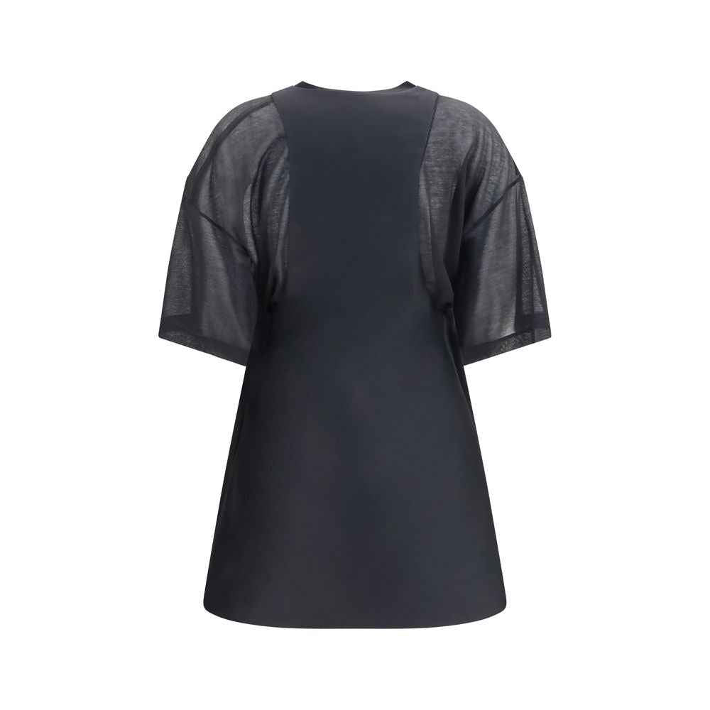 Balenciaga Black Wool Oves Aries Casual Dress