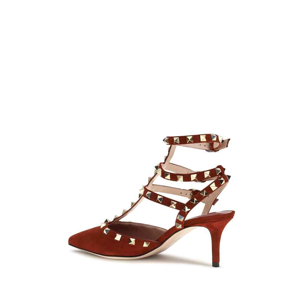 Valentino Garavani Multicolor Suede Leather High Heel Pumps
