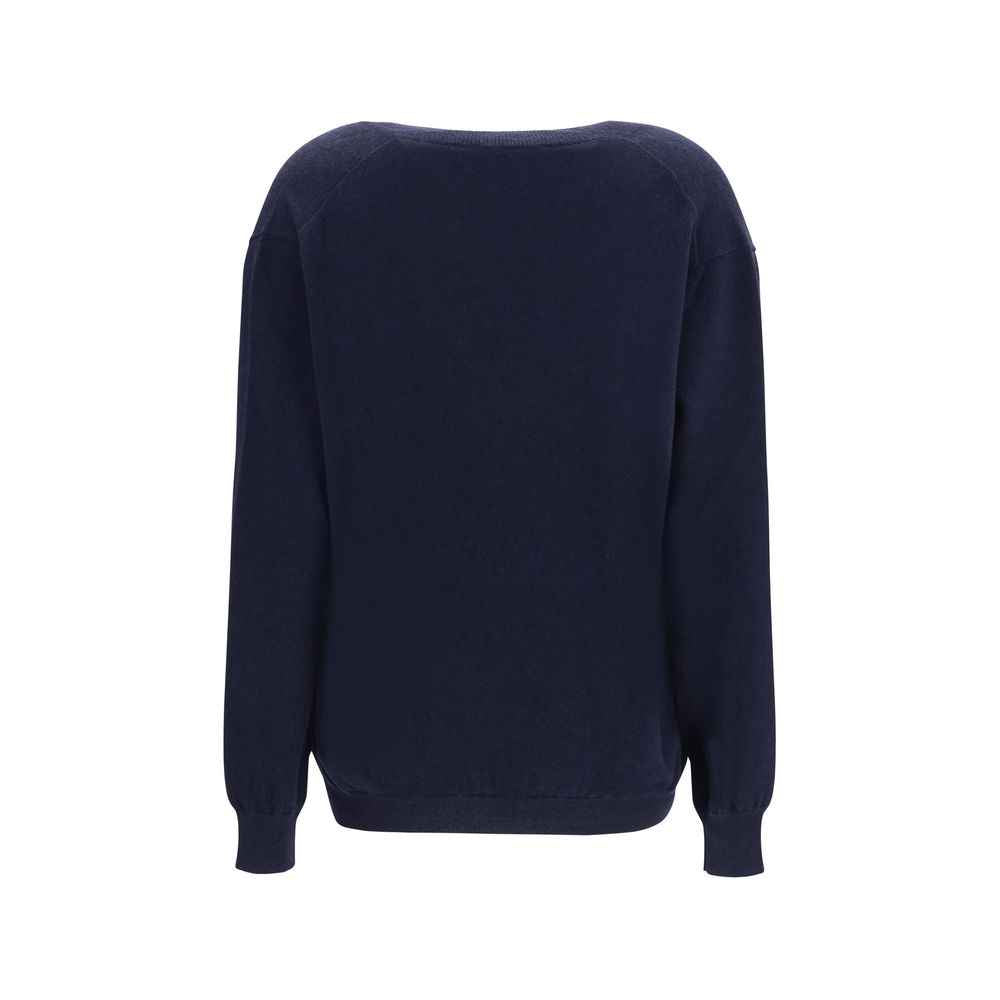 Malo Blue Cashmere Sweater