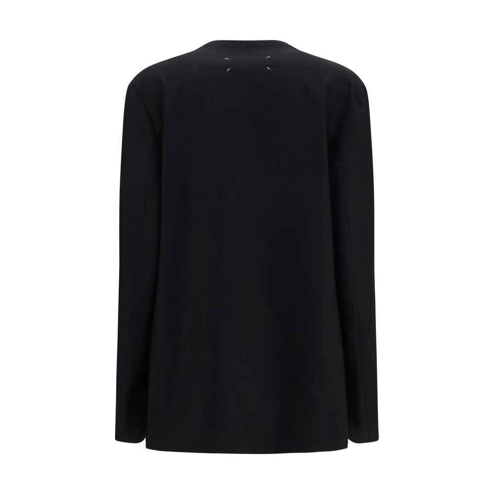 Maison Margiela Black Wool Oves Aries Shell Jacket