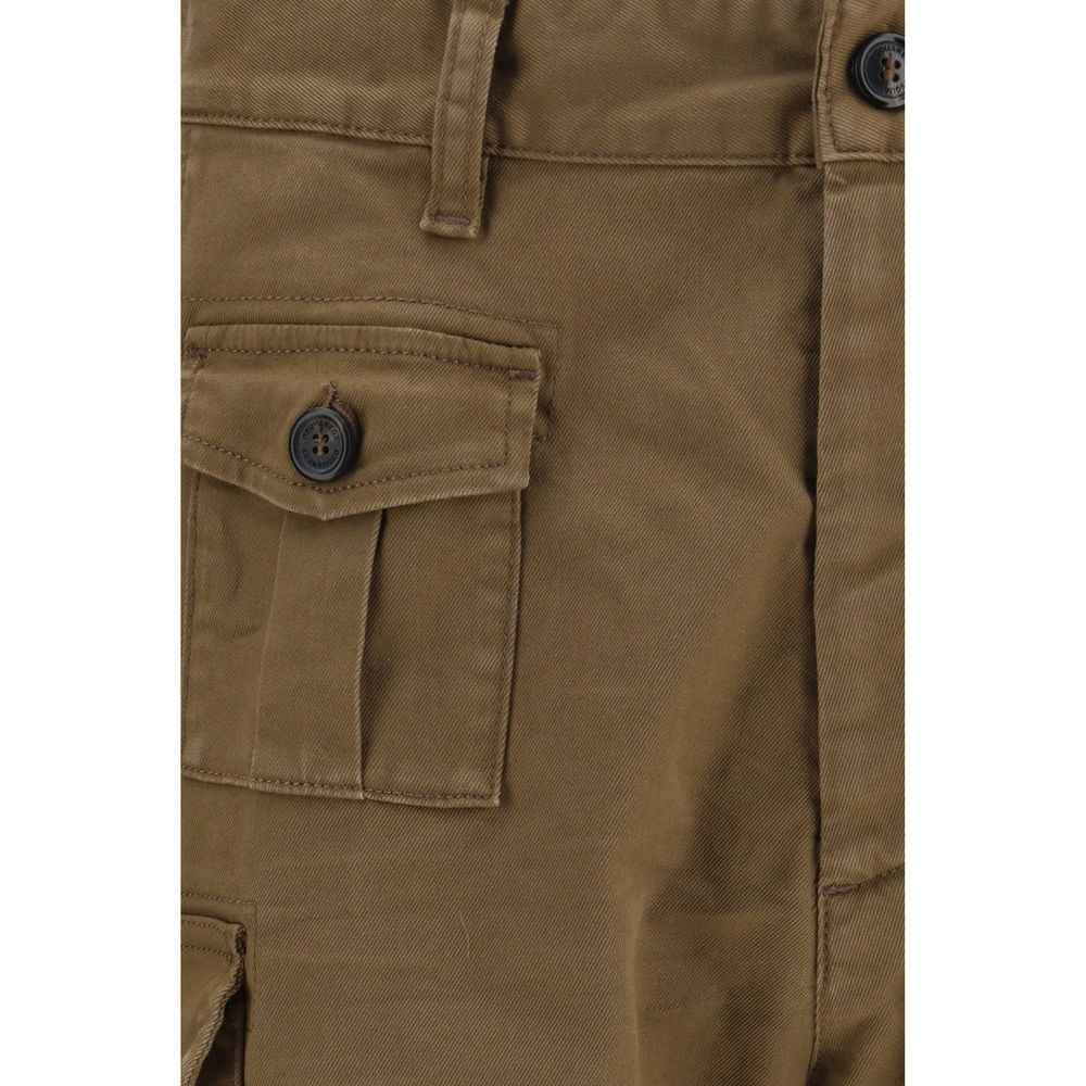 Dsquared² Brown Cotton Bermuda Shorts