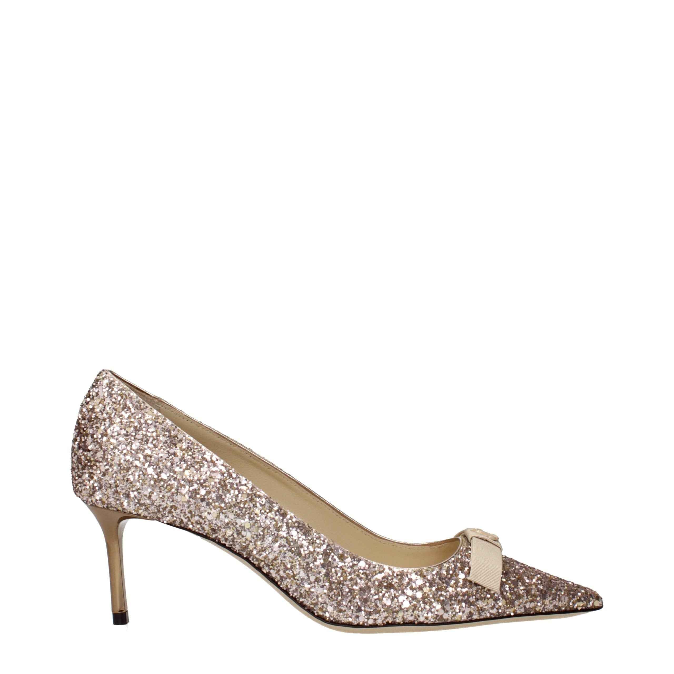 Jimmy Choo Pink Plastic Mid Heel Pumps