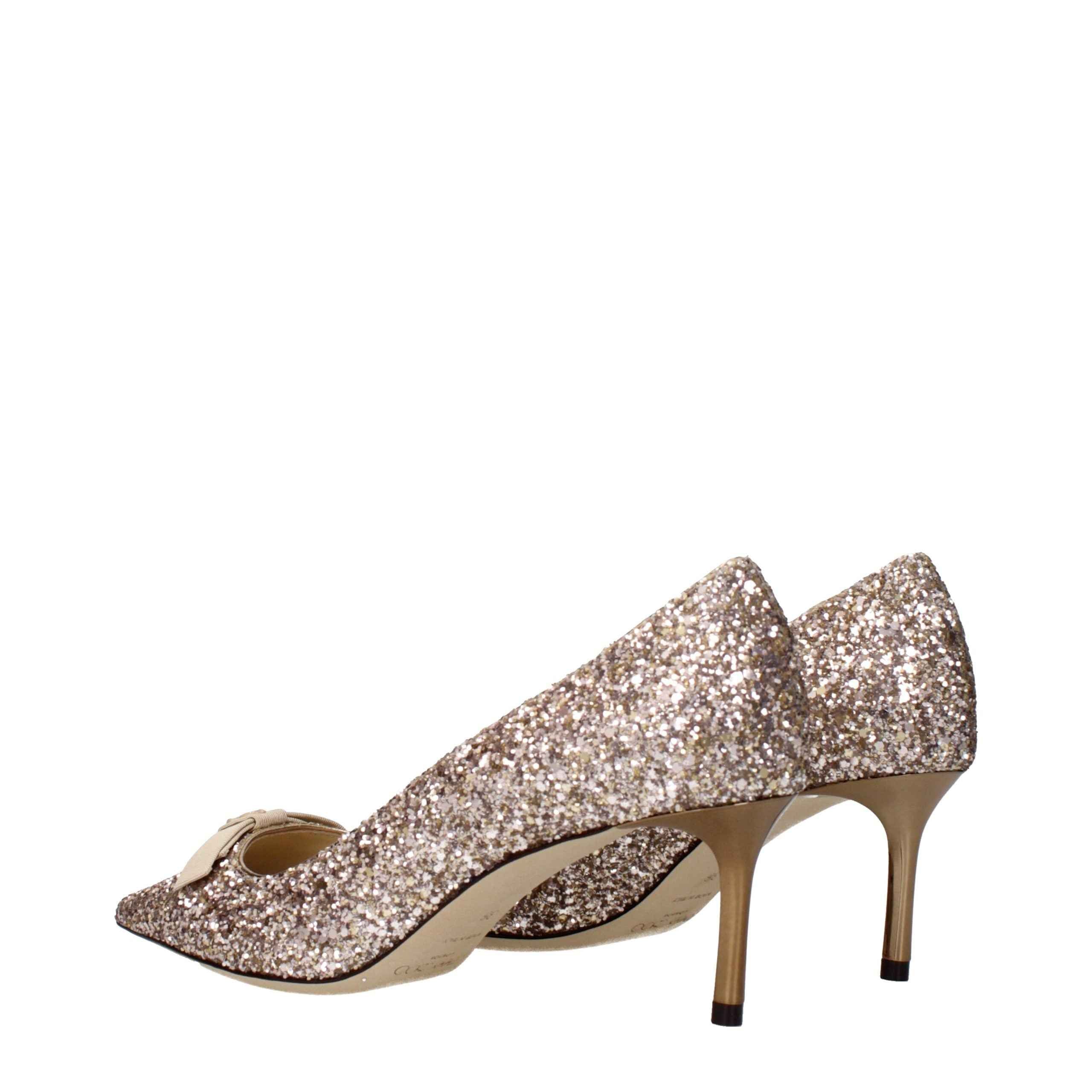 Jimmy Choo Pink Plastic Mid Heel Pumps