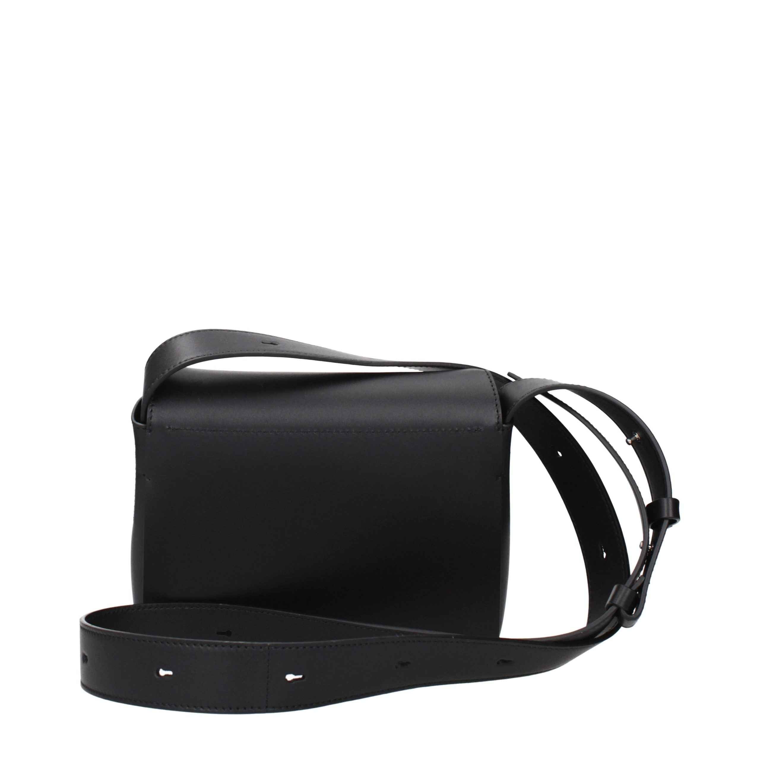 Jil Sander Black Leather Crossbody Bag