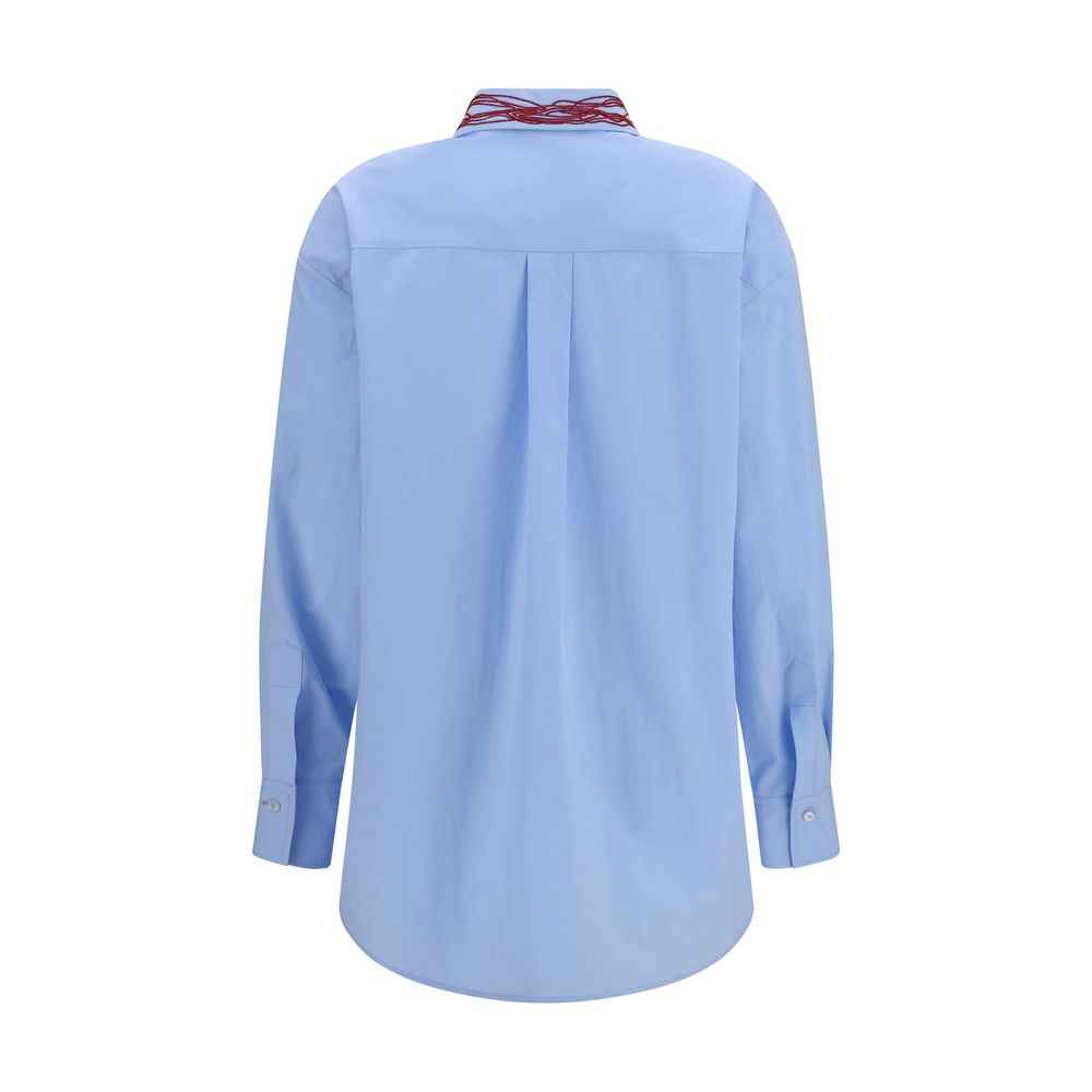 Fabiana Filippi Blue Cotton Dress Shirt