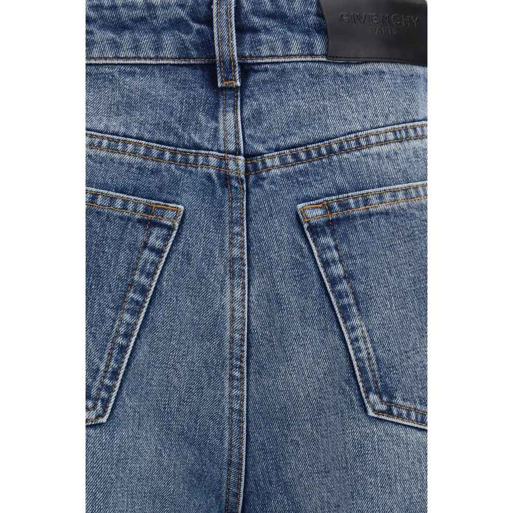 Givenchy Blue Cotton Relaxed Fit Jeans