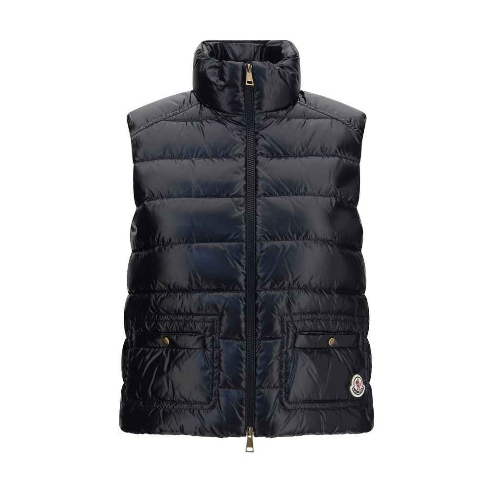 Moncler Black Polyamide Sleeveless Jacket