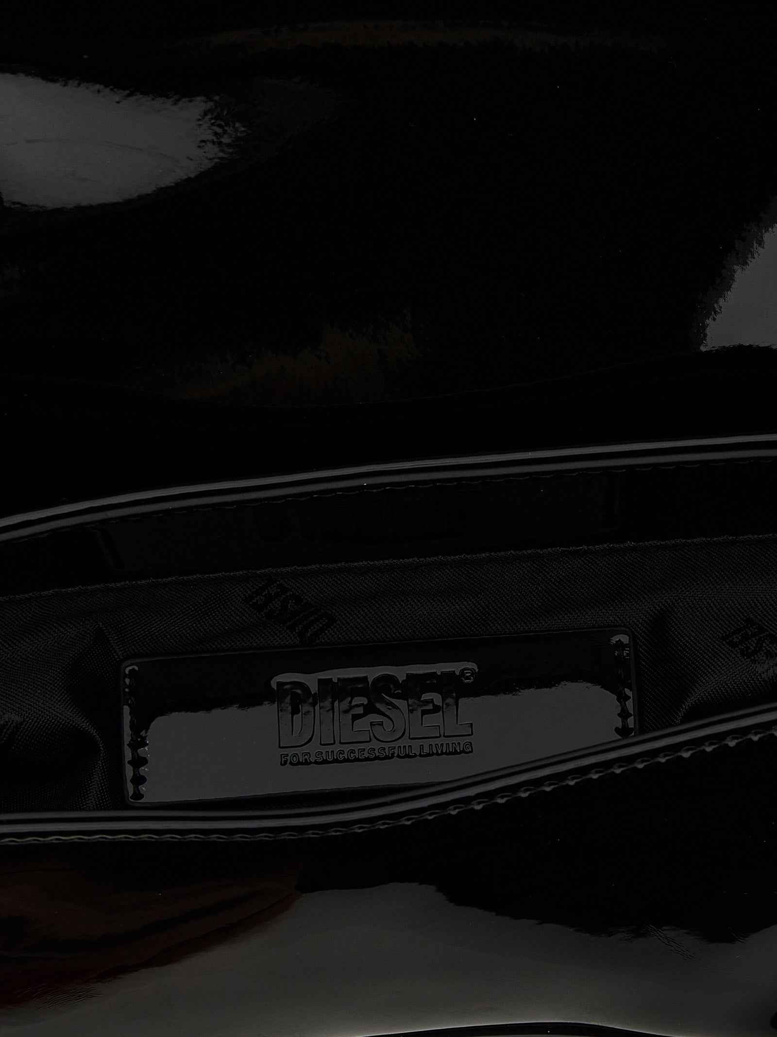 Diesel Black Polyethylene Shoulder Bag