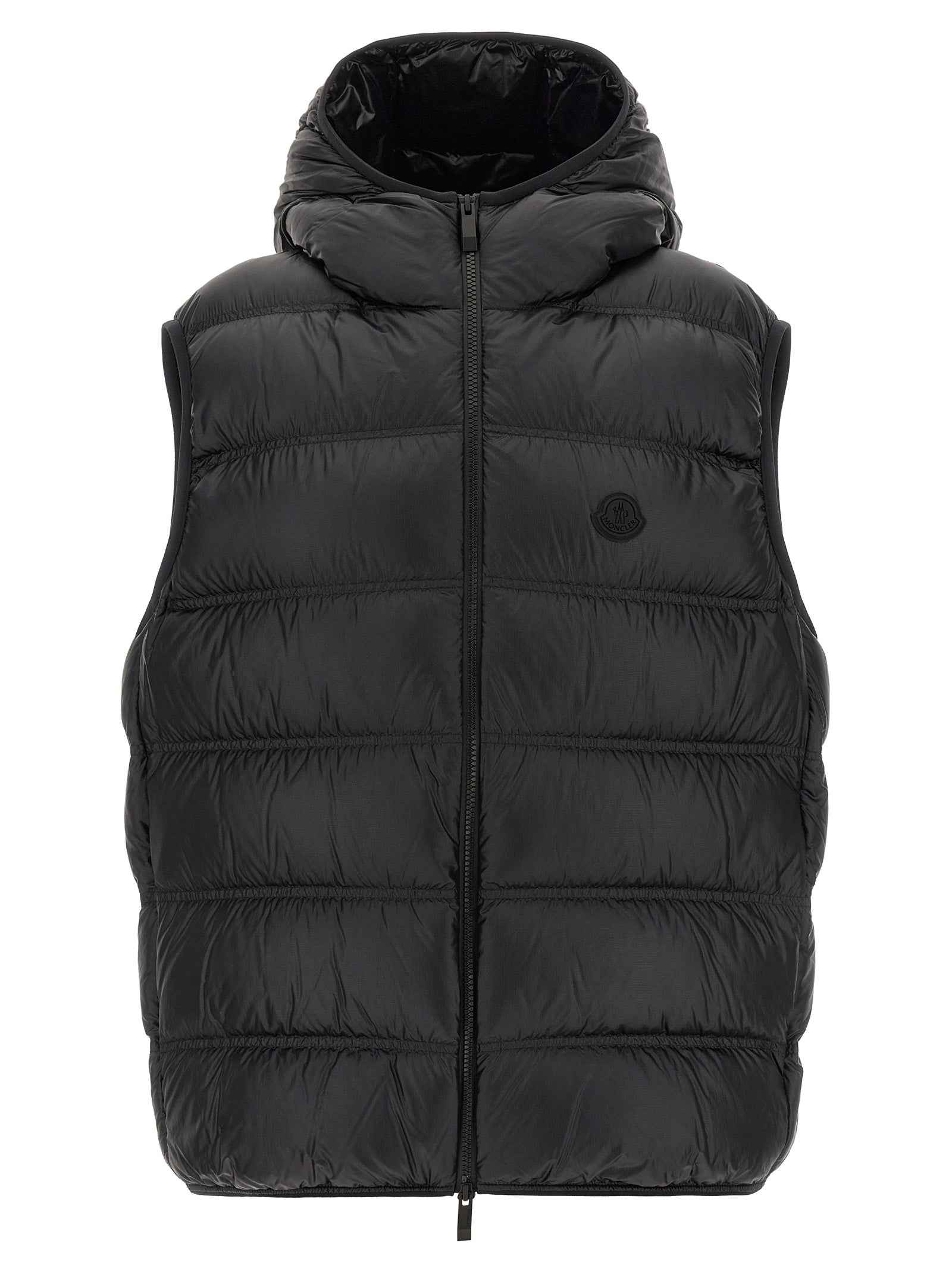 Moncler Black Polyamide Sleeveless Jacket
