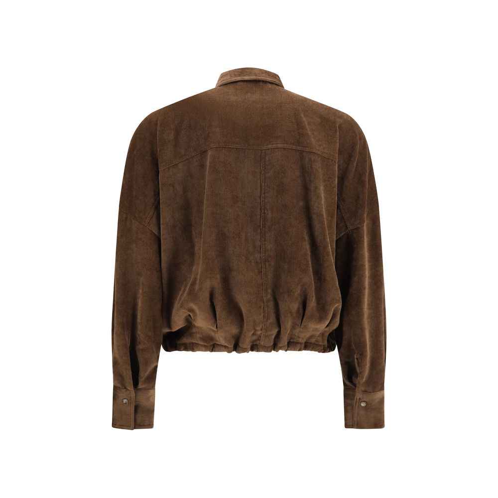Brunello Cucinelli Brown Viscose Shirt