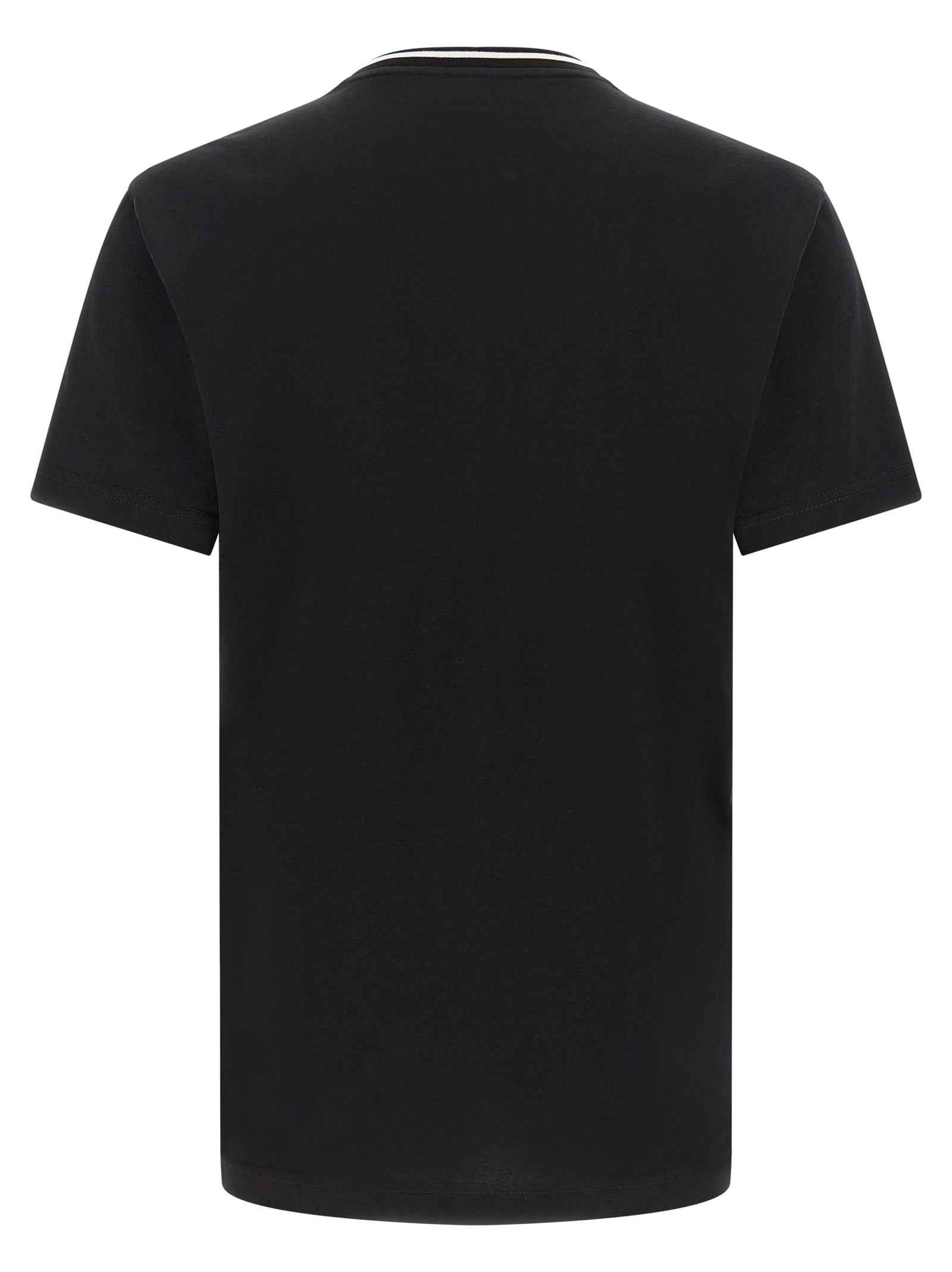 Dolce & Gabbana Black Cotton T-Shirt