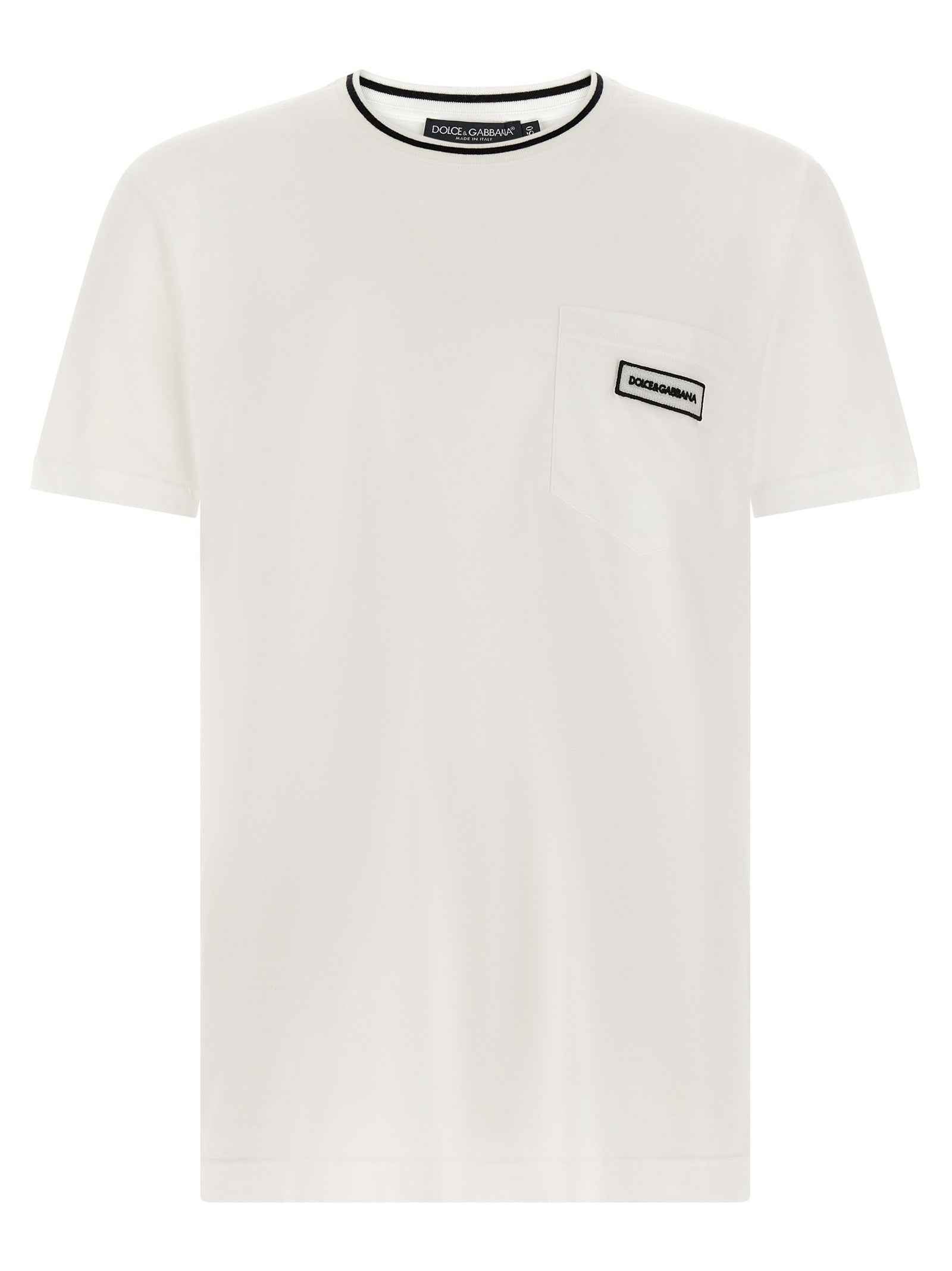 Dolce & Gabbana White Cotton T-Shirt