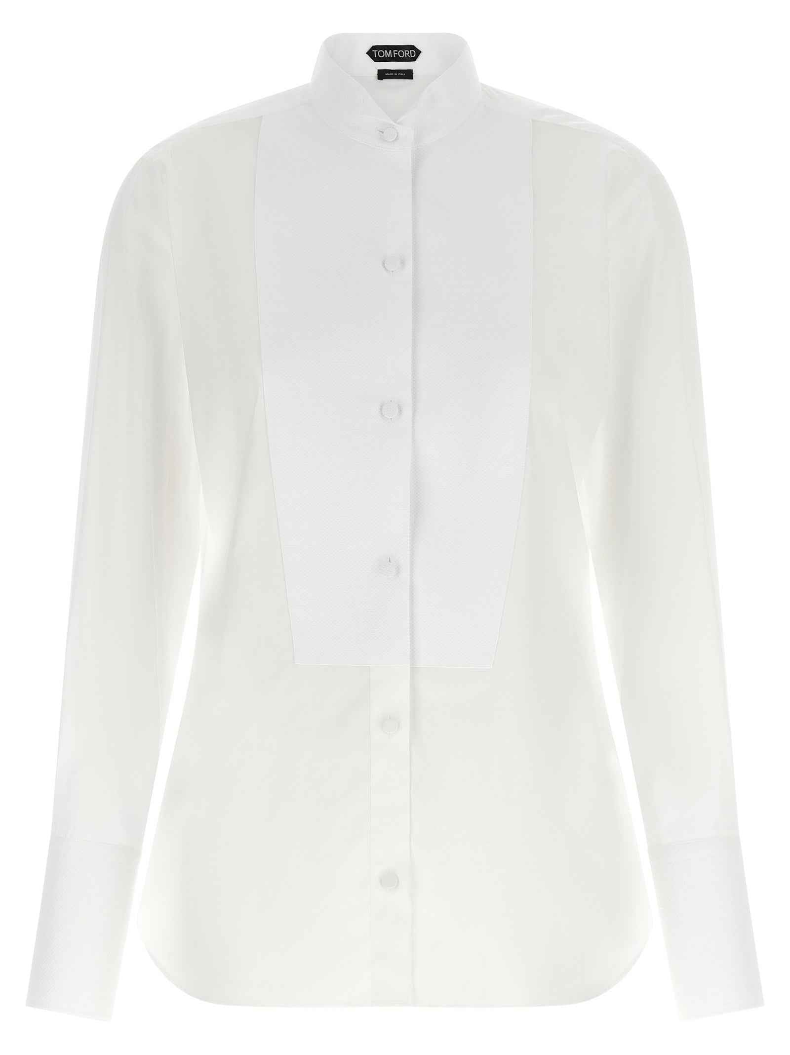 Tom Ford White Cotton Blouse
