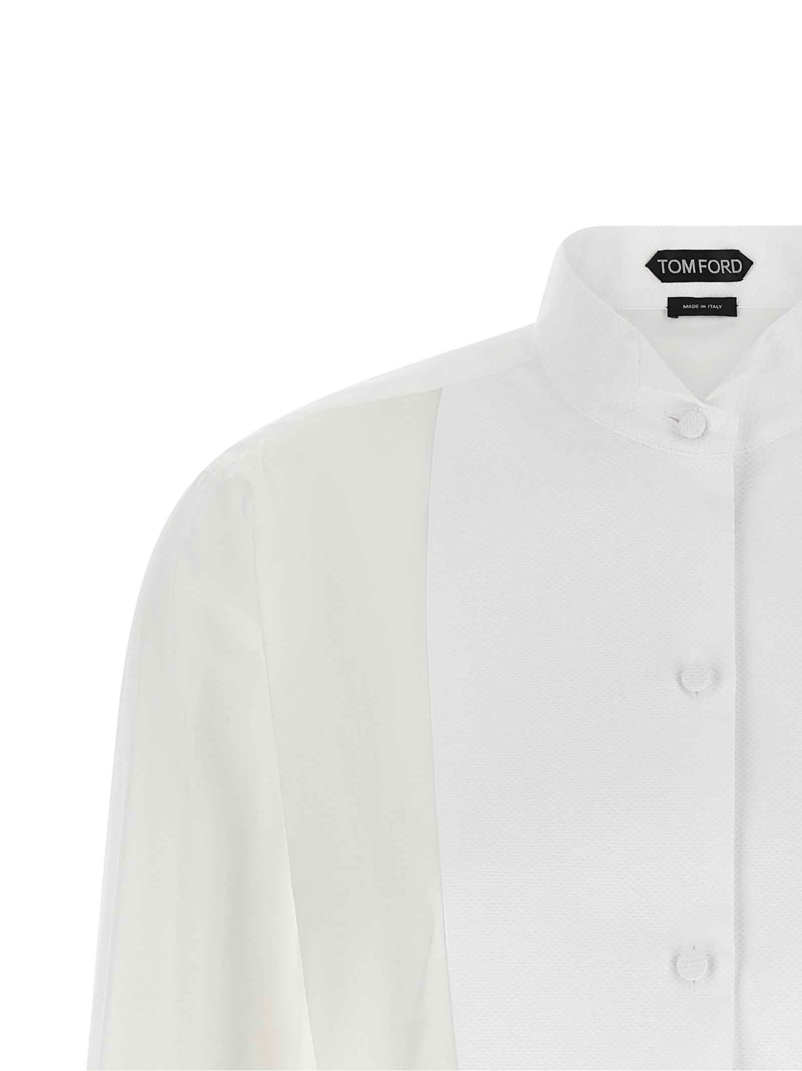 Tom Ford White Cotton Blouse