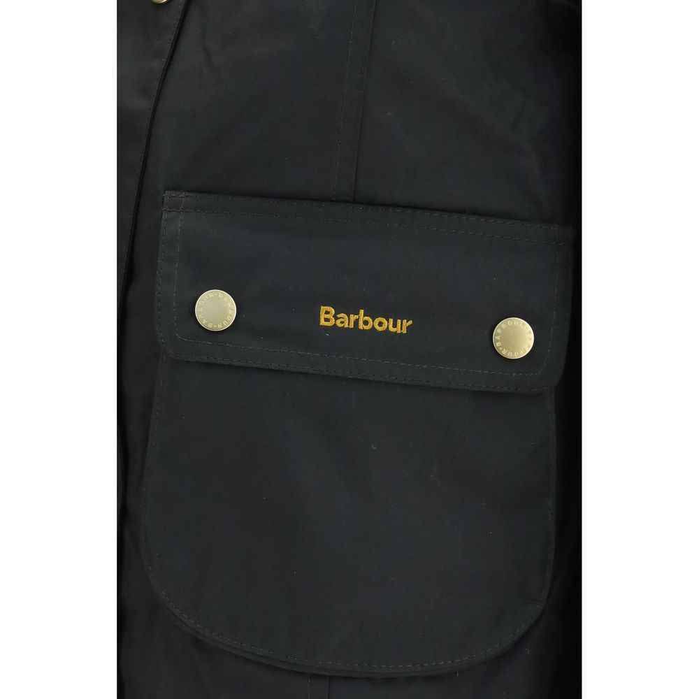 Barbour Bicolor Cotton Full-Length Jacket