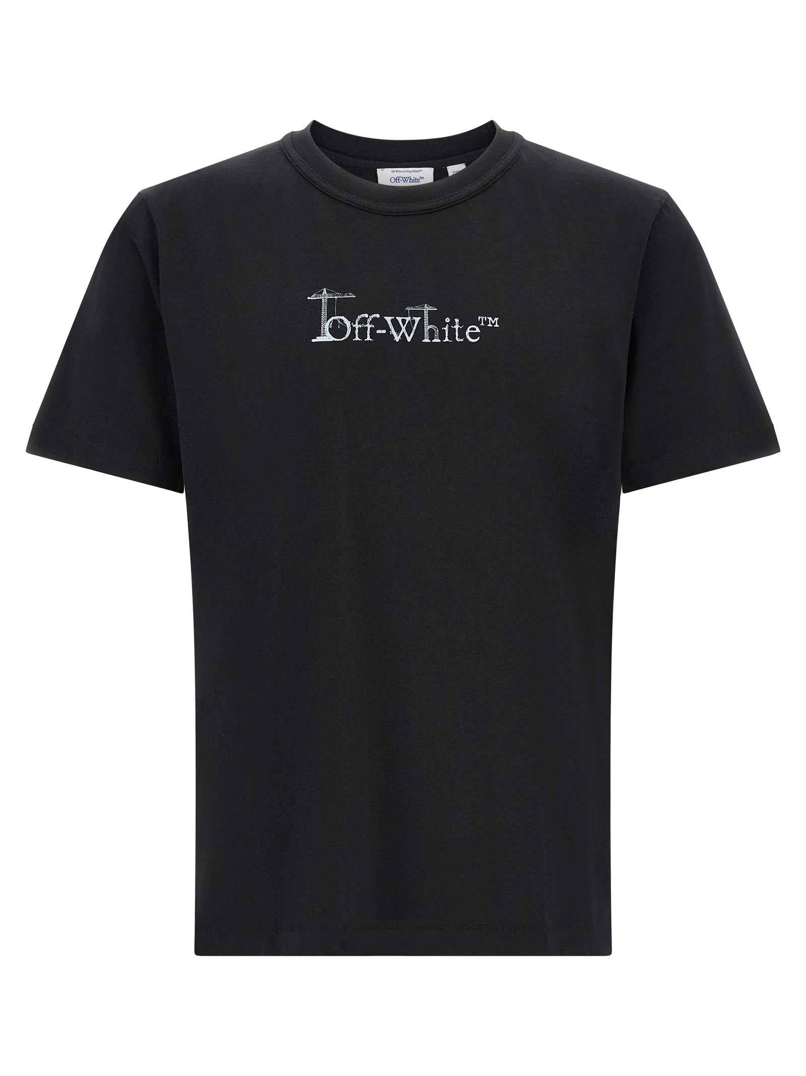 Off-White Black Cotton T-Shirt