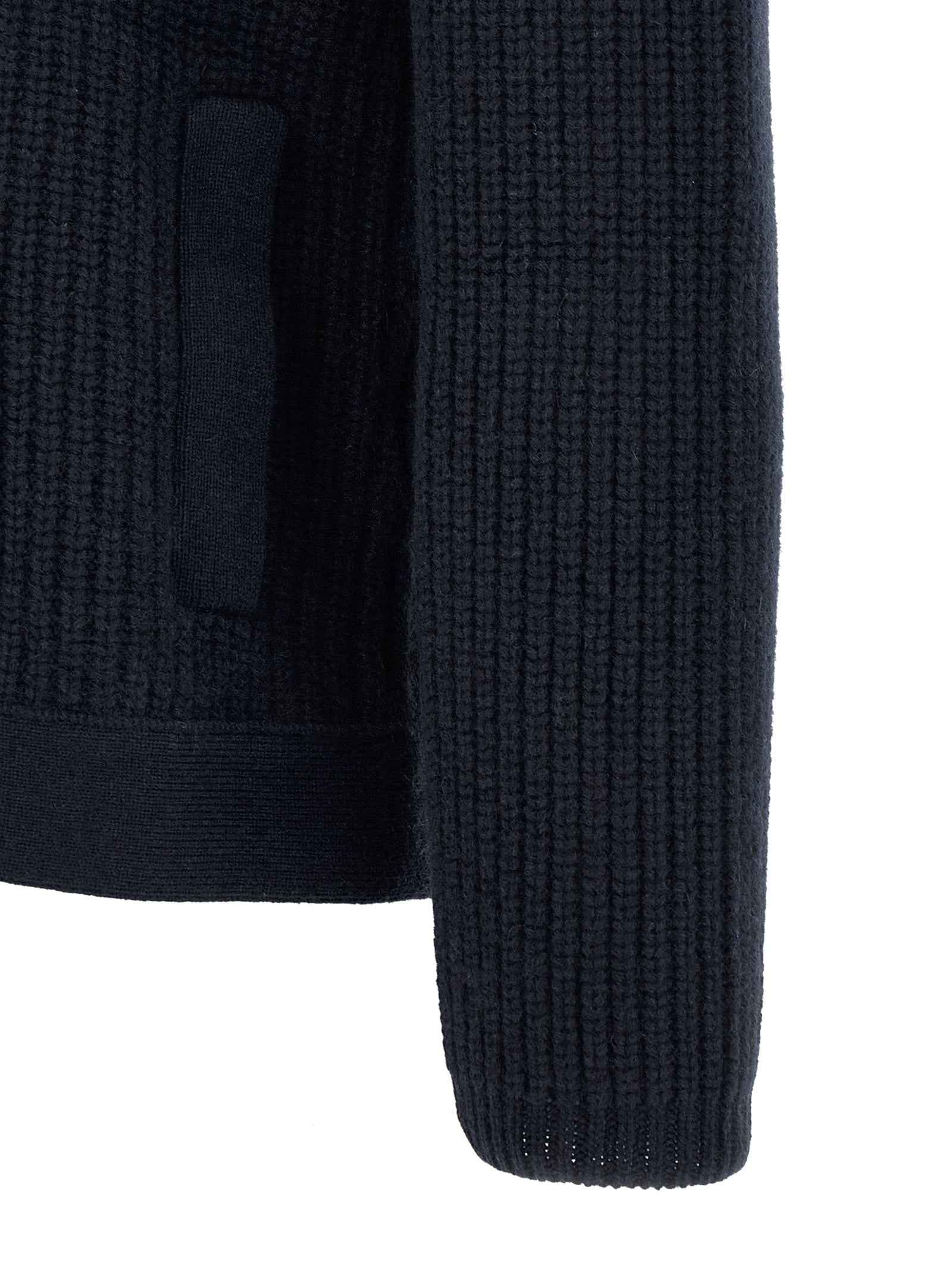 Brunello Cucinelli Blue Cashmere Cardigan
