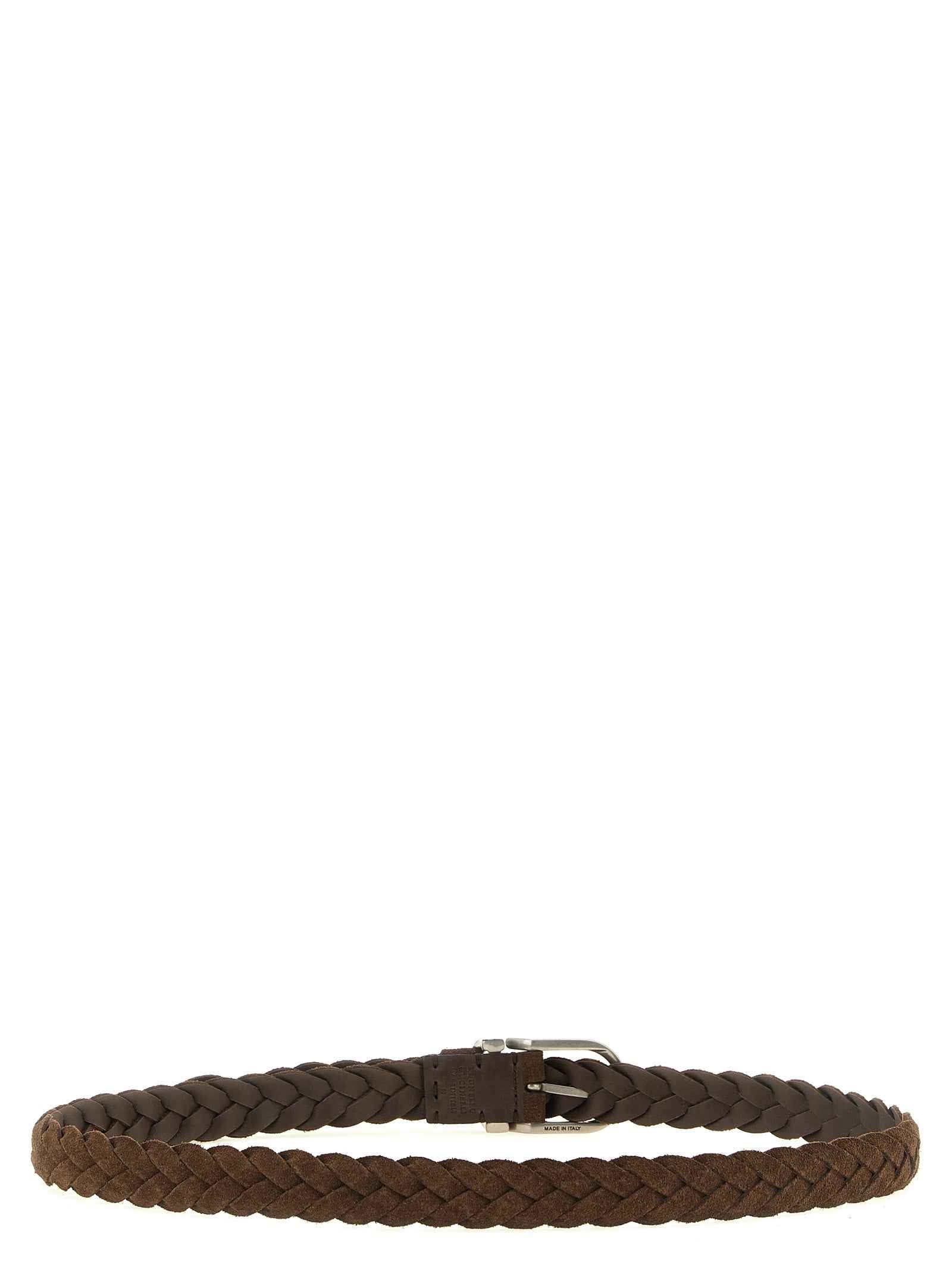 Brunello Cucinelli Brown Calfskin Belt