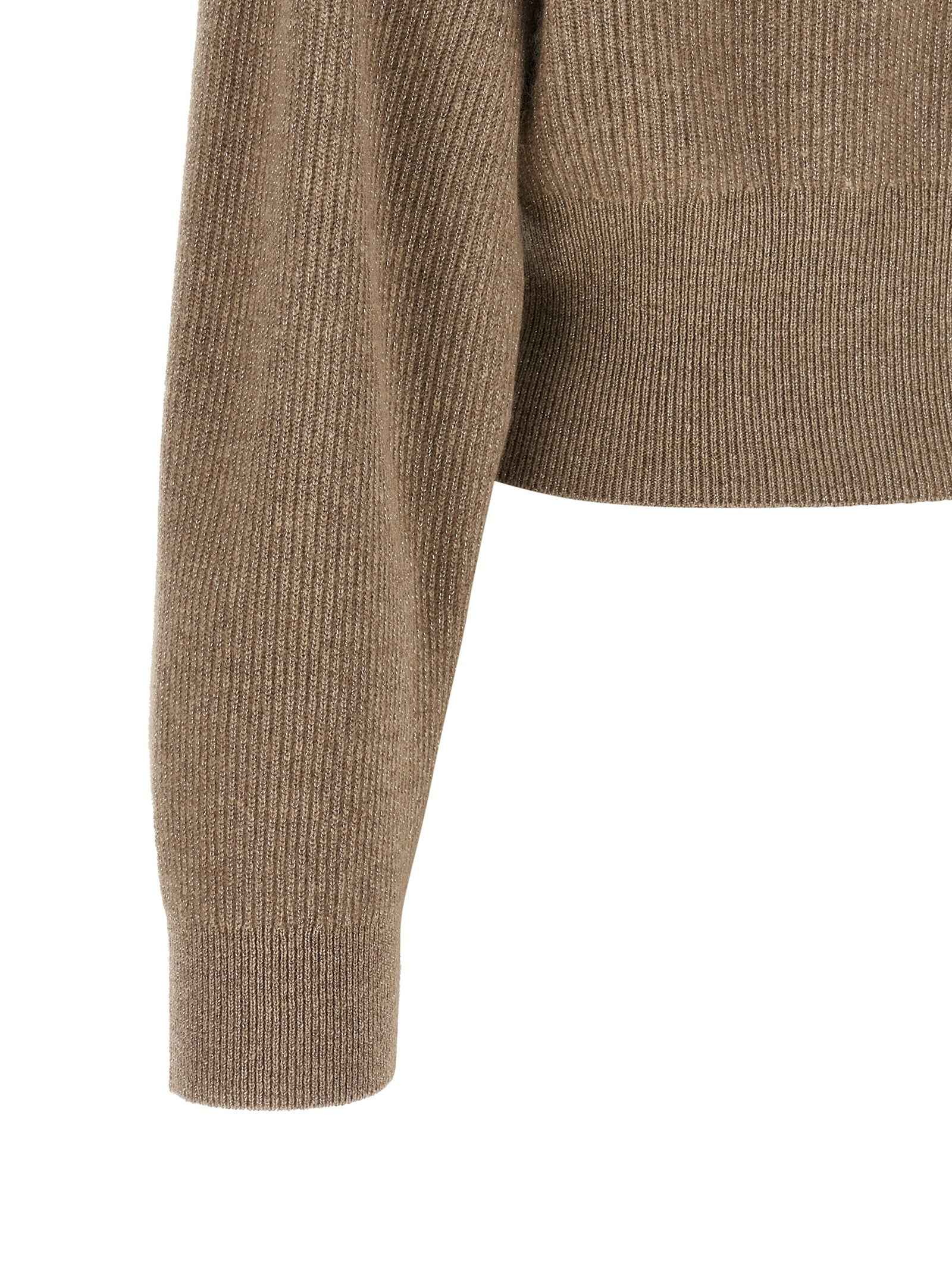 Brunello Cucinelli Brown Cashmere Cardigan
