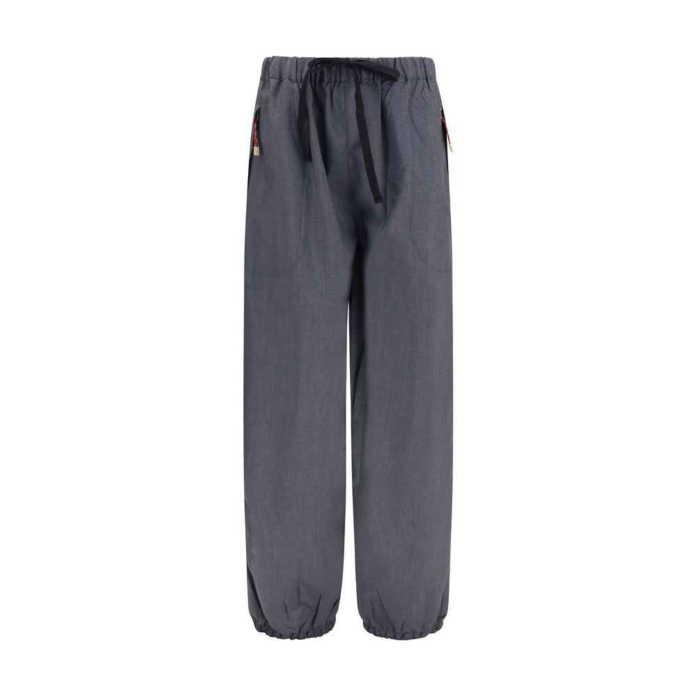 Prada Gray Wool Oves Aries Casual Pants
