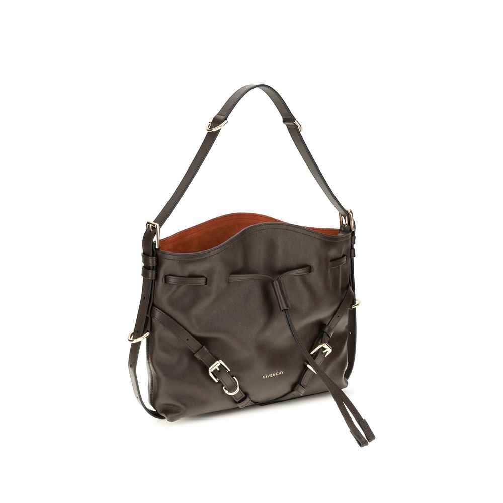 Givenchy Brown Calf Leather Bos Taurus Backet Bag