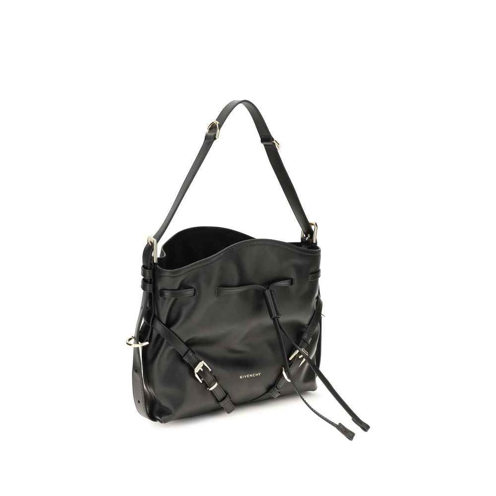 Givenchy Black Calf Leather Bos Taurus Backet Bag