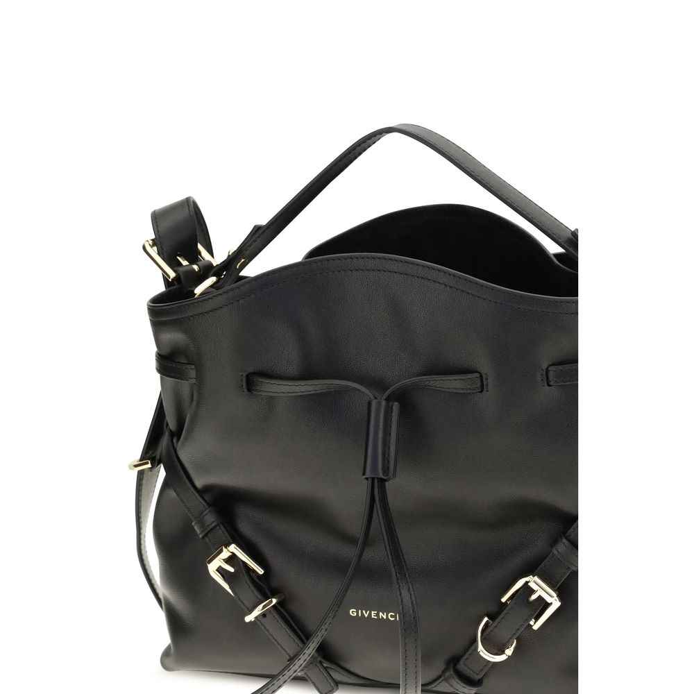 Givenchy Black Calf Leather Bos Taurus Backet Bag