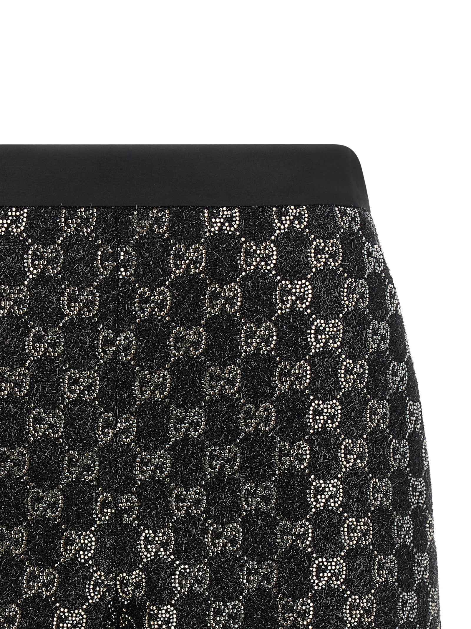 Gucci Black Viscose Bermuda Shorts