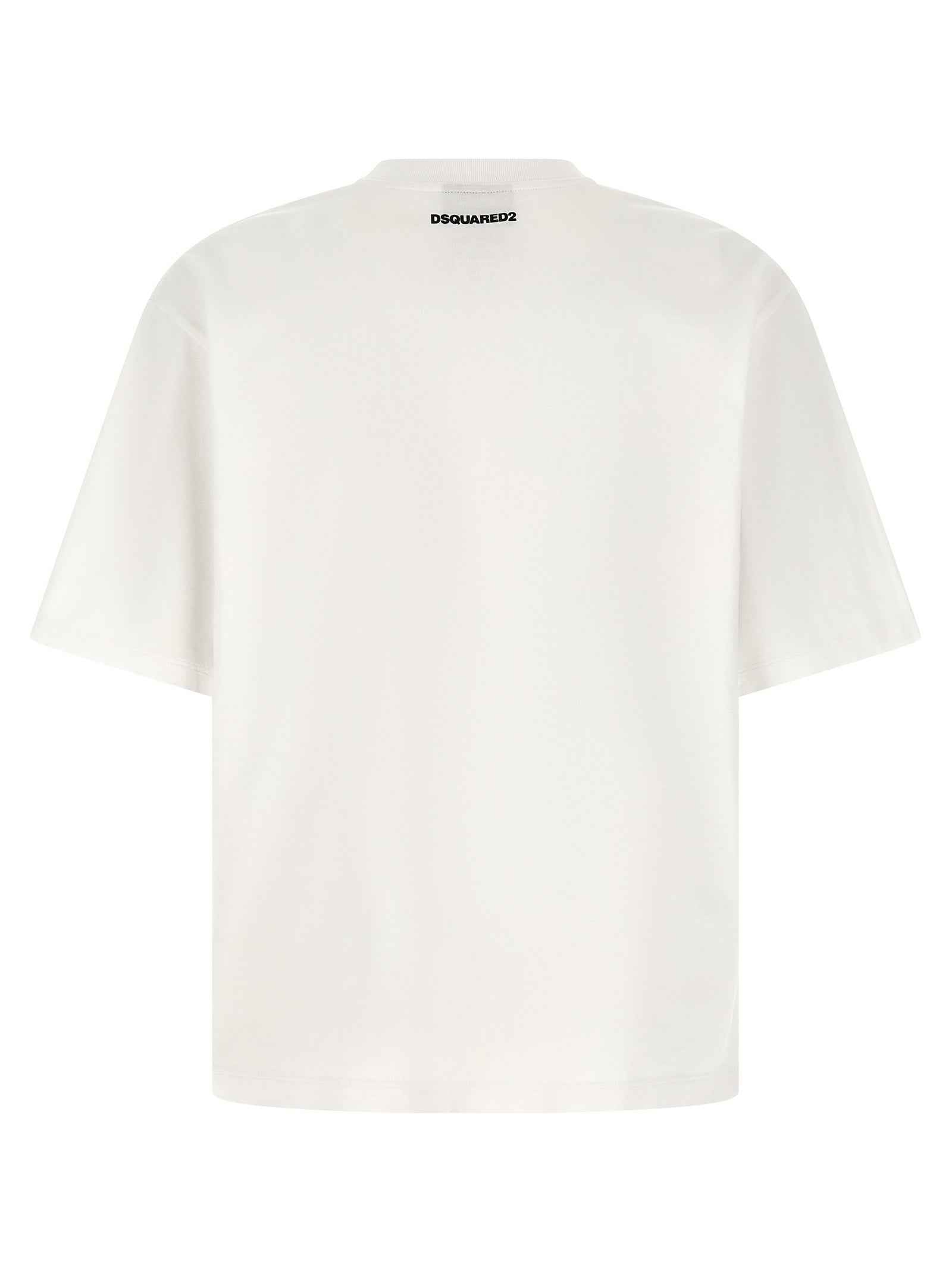 Dsquared² White Cotton T-Shirt