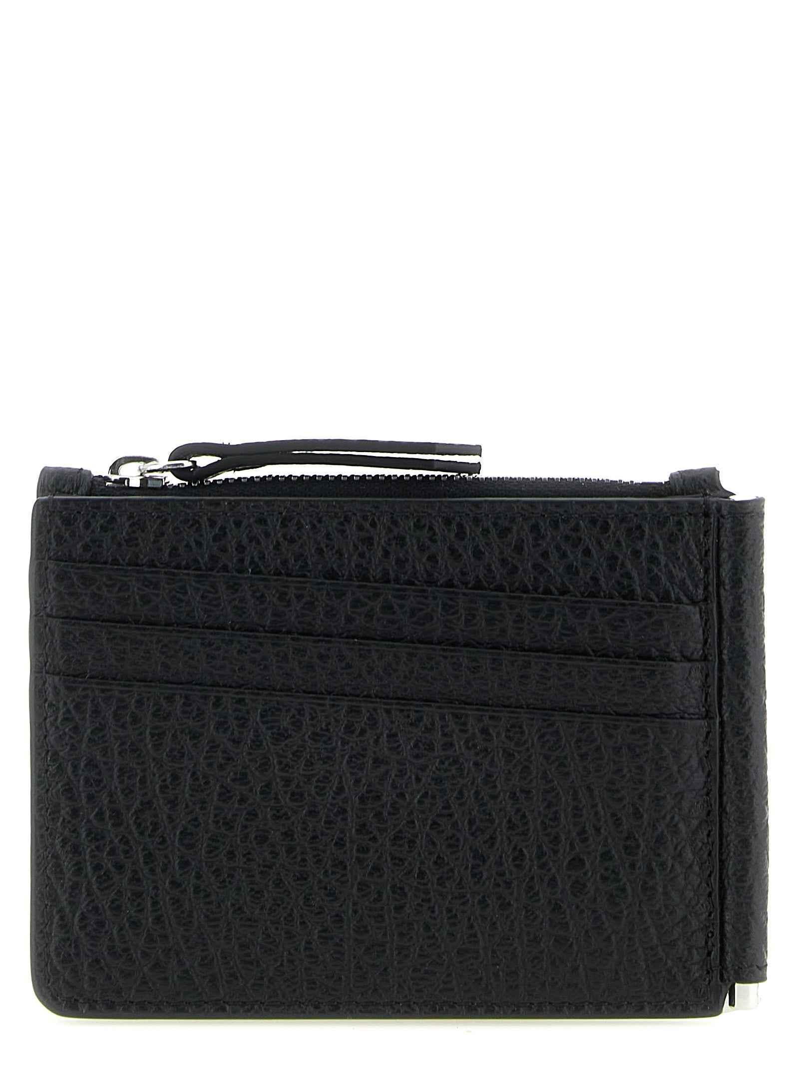 Maison Margiela Black Calfskin Leather Wallet