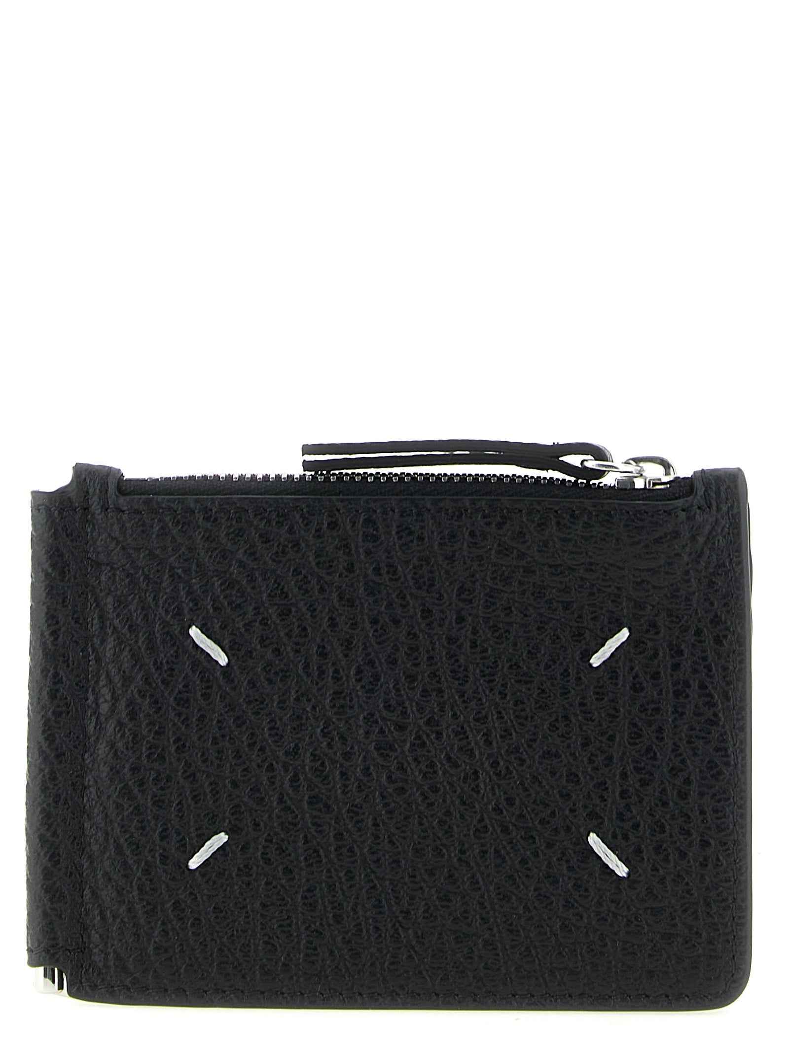 Maison Margiela Black Calfskin Leather Wallet